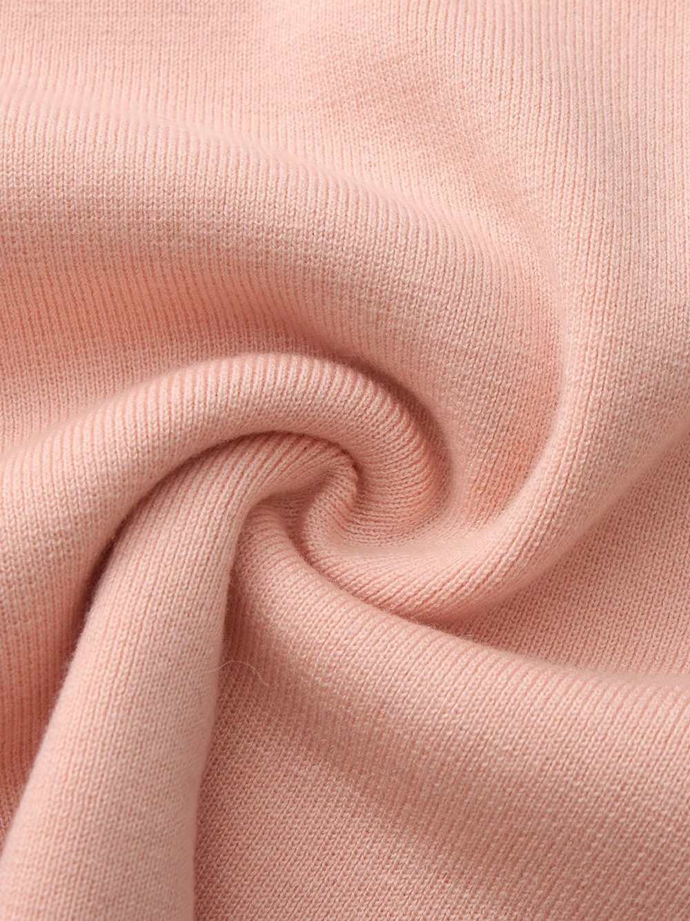 Colette Off-Shoulder Contrast Knit Pink Top - Image 8