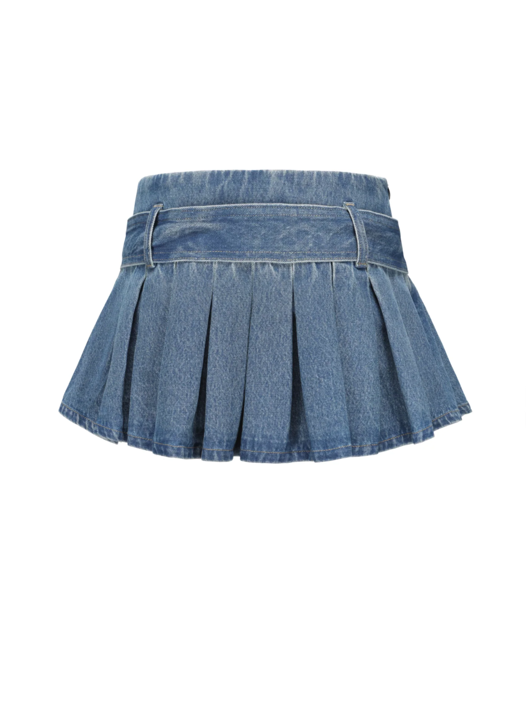 Teresa Mini Skirt (Denim) (Final Sale) - Image 10