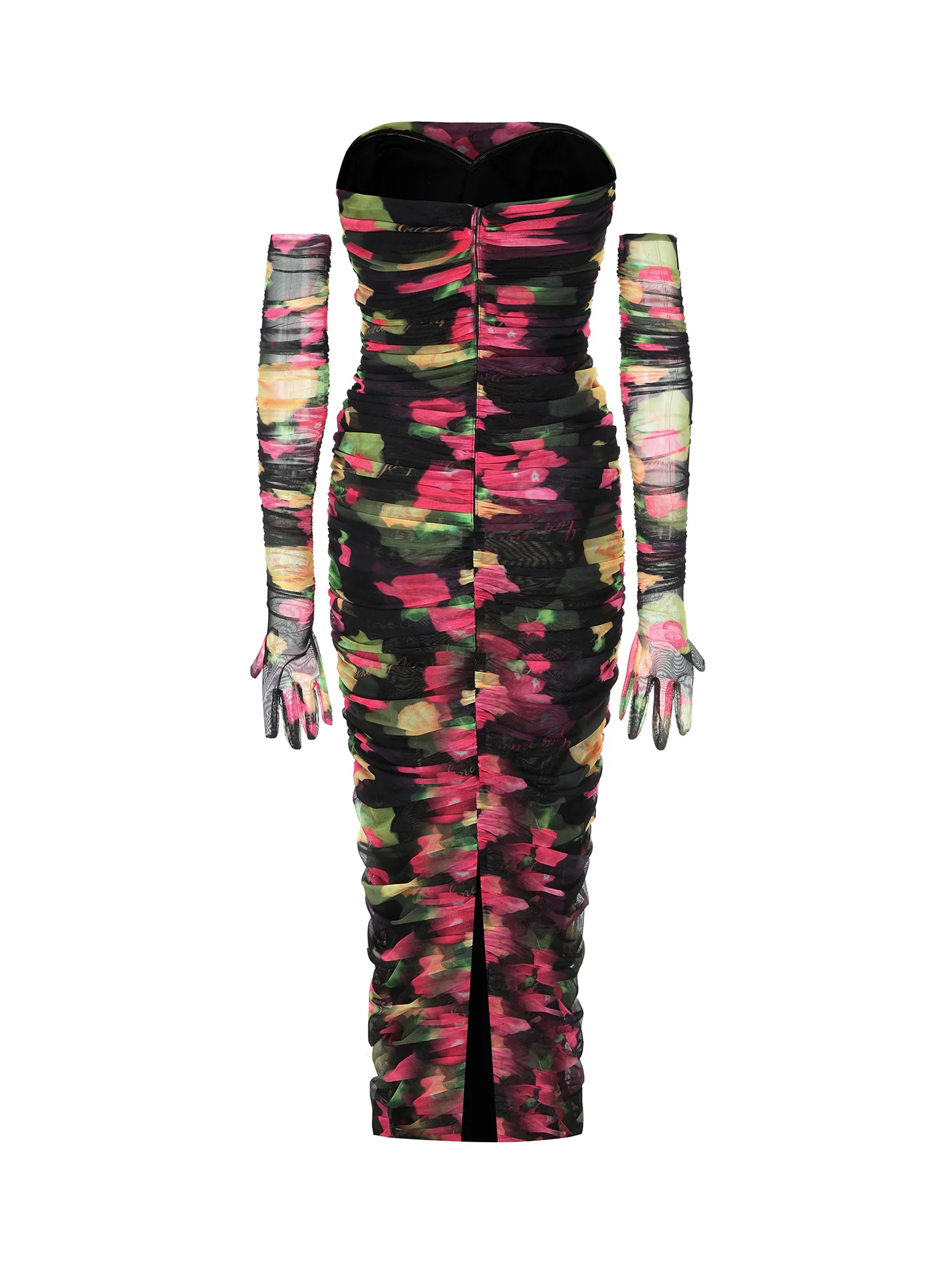 Cordelia Dress With Gloves (Floral) (Final Sale) - Image 7