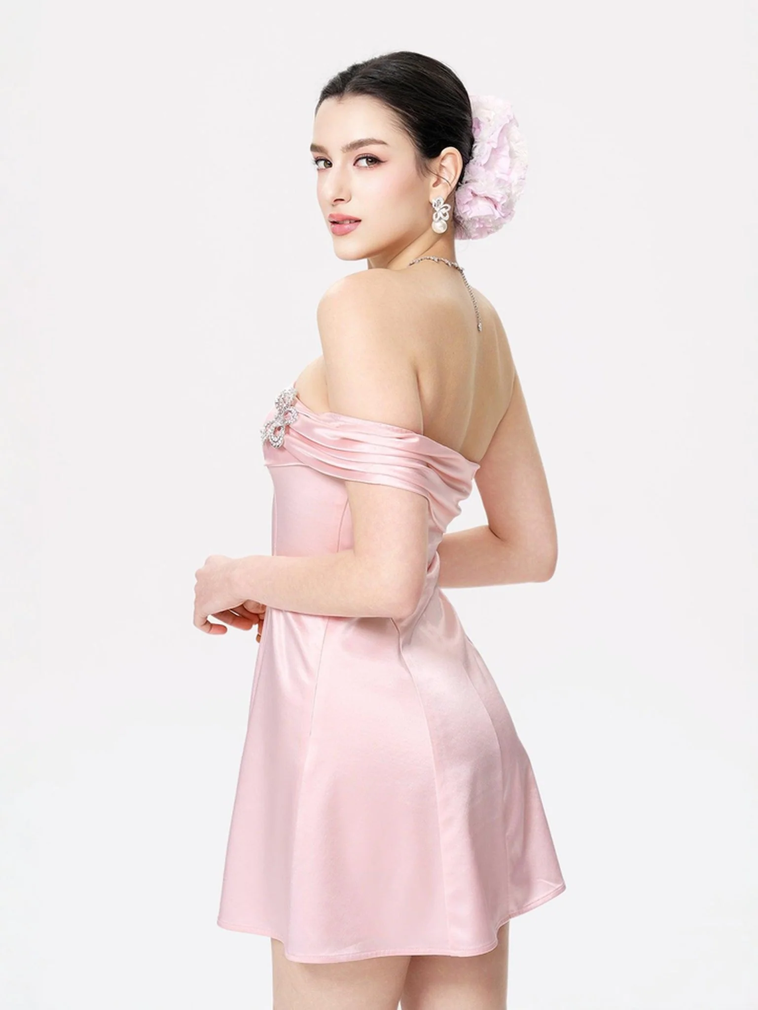 Cornelia Dress (Pink) (Final Sale) - Image 6