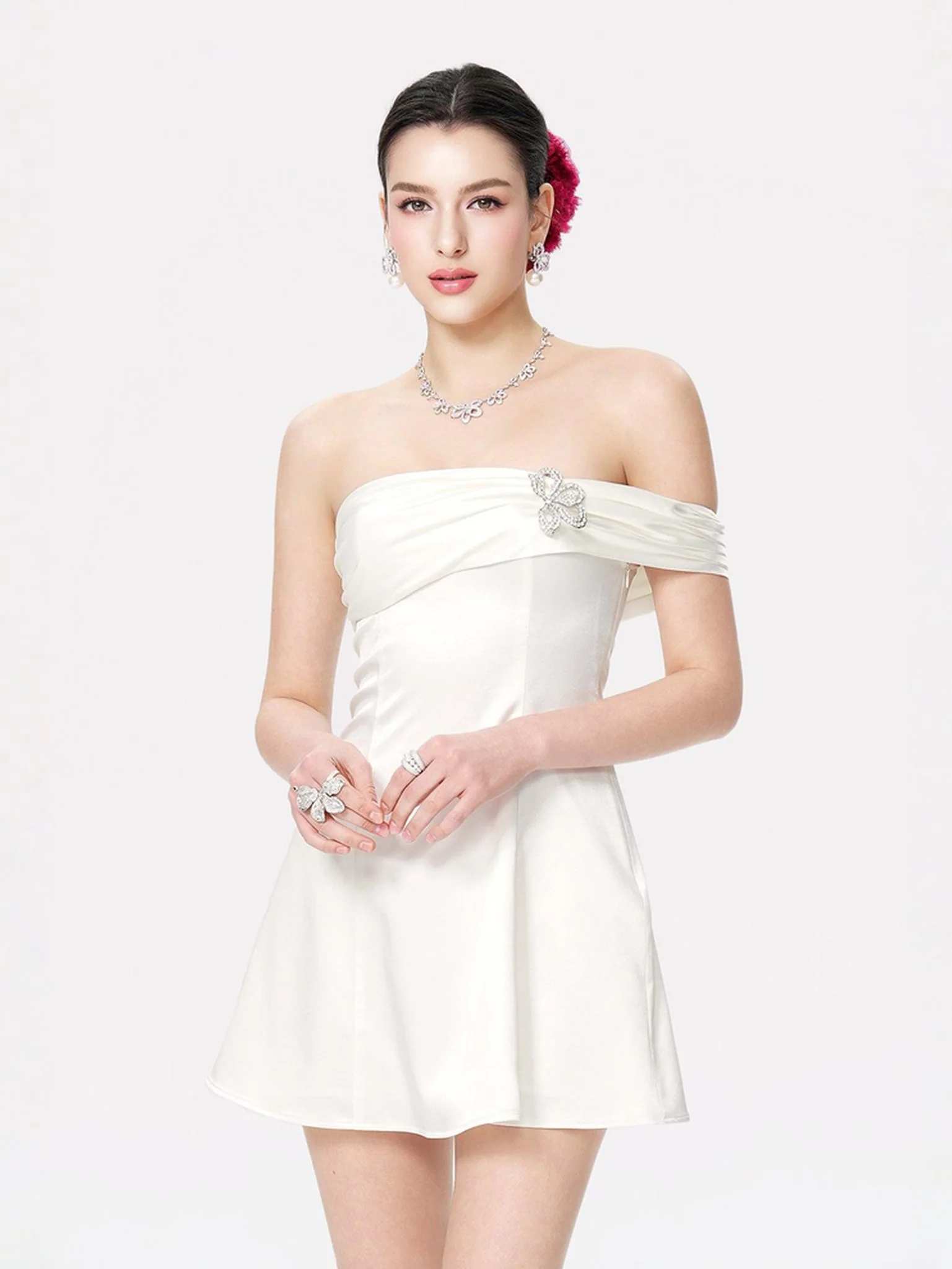 Cornelia Dress (White) (Final Sale) - Image 2