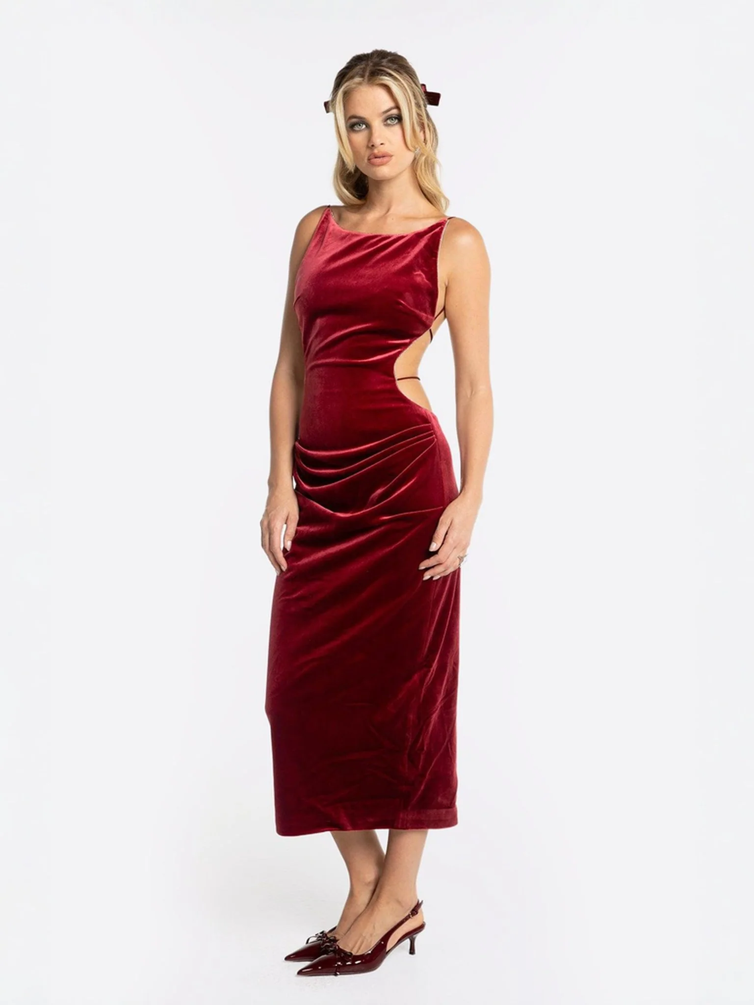 Cristina Dress (Red) - Image 2