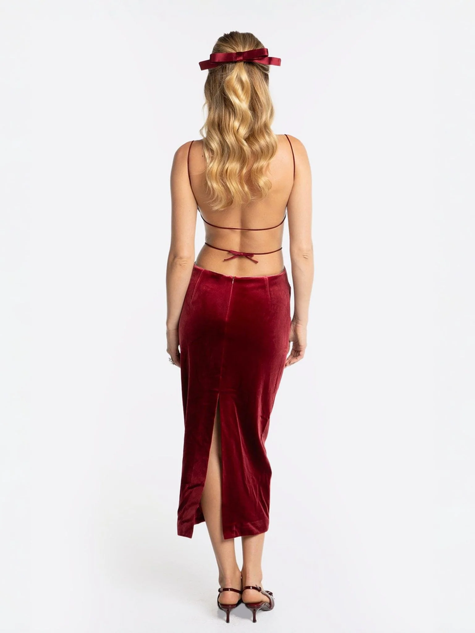 Cristina Dress (Red) - Image 3