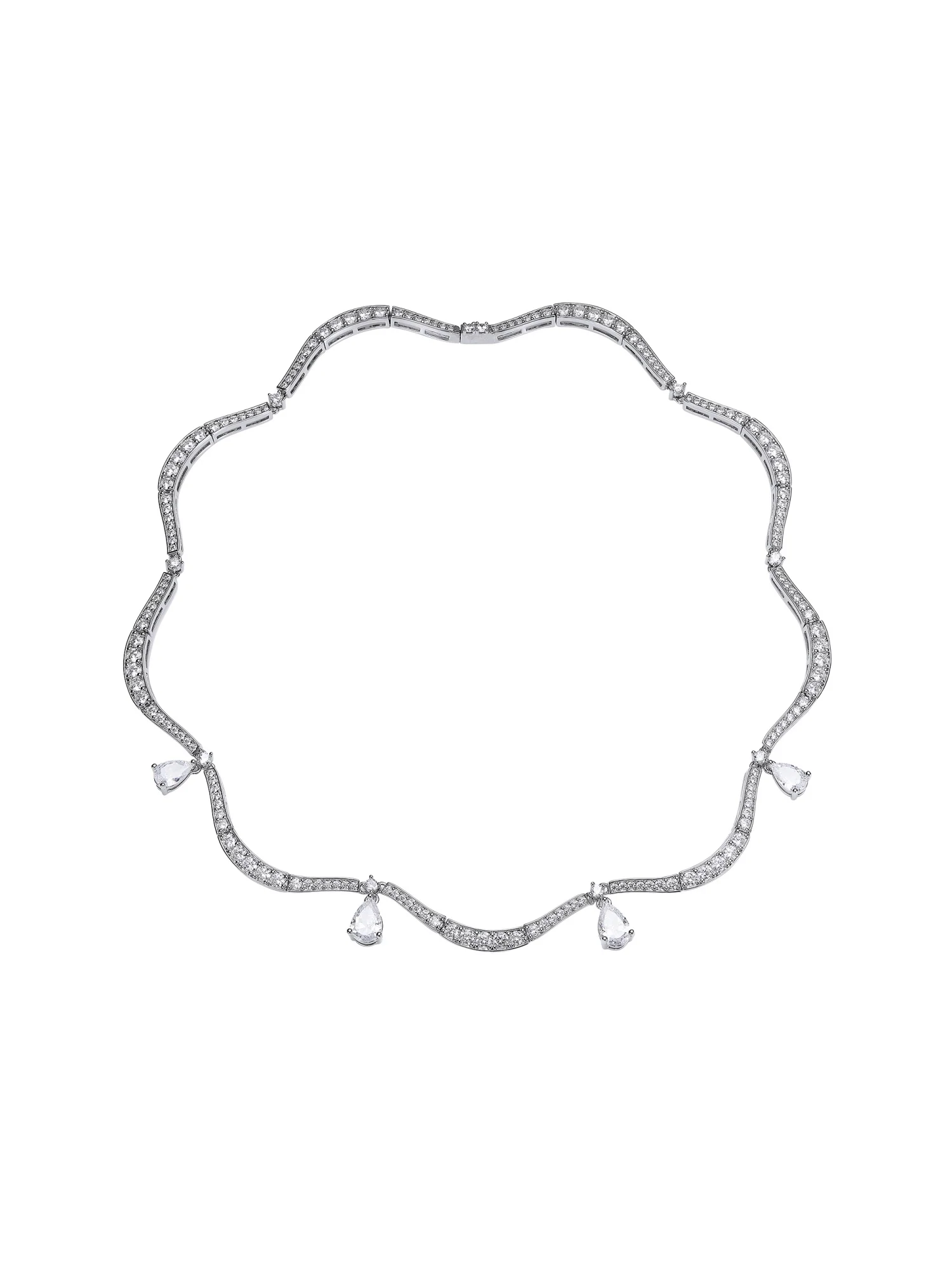 Daniela Crystal Drop Necklace