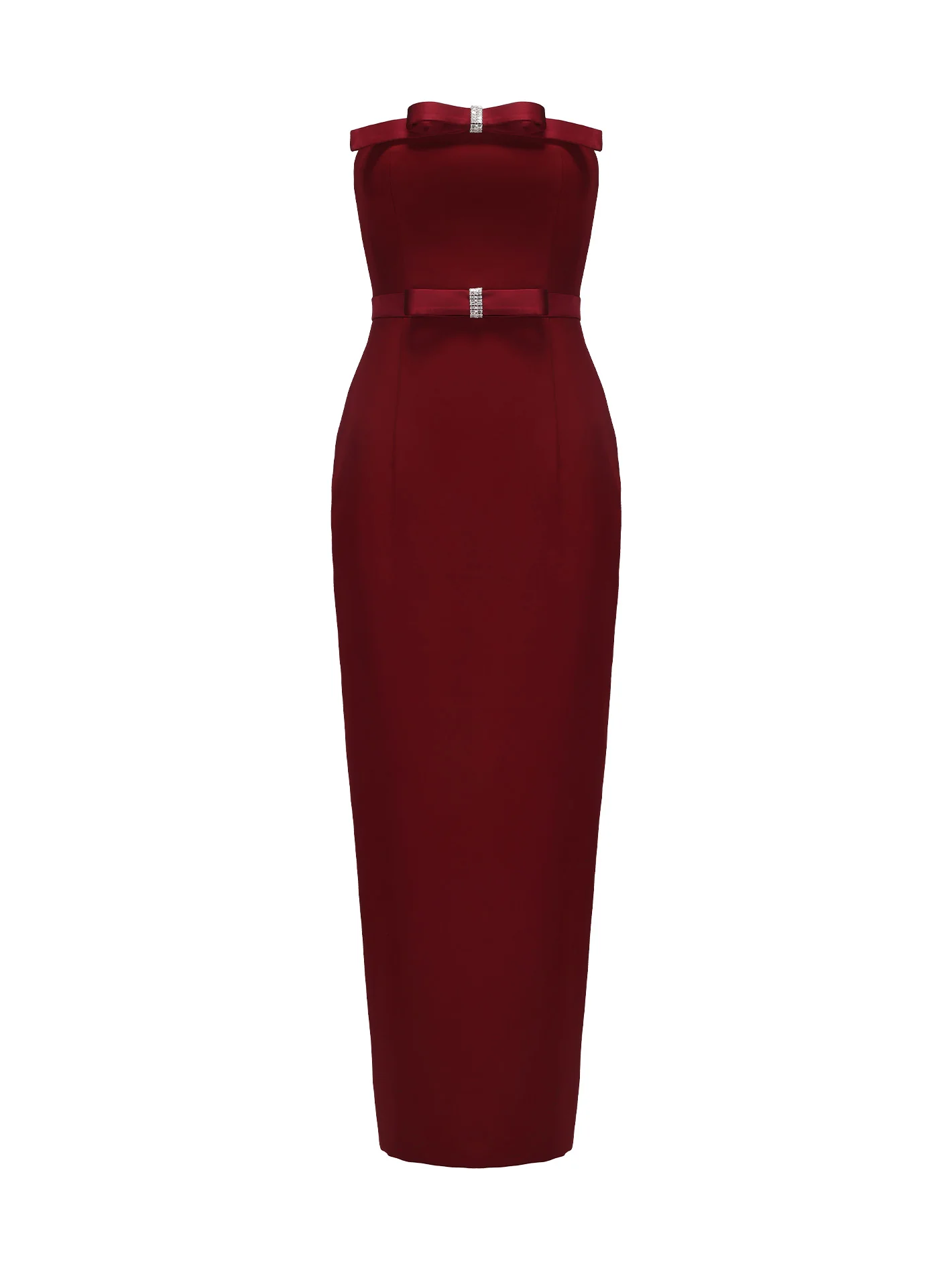 Demi Bow Dress (Red) - Image 9