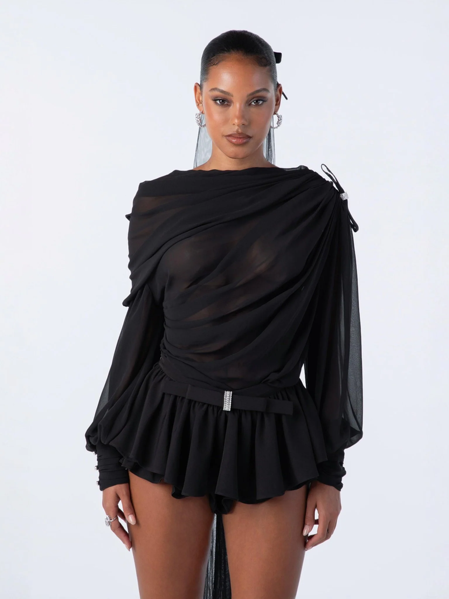 Demi Shorts (Black) - Image 2