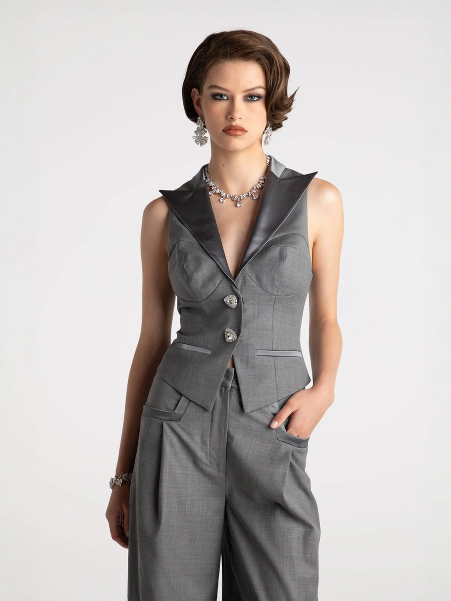 Diana Pants (Grey) (Final Sale) - Image 4