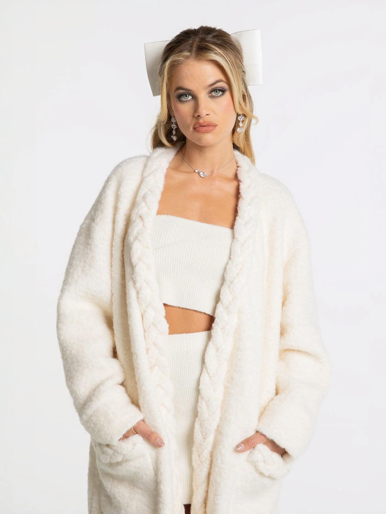 Elsa Coat (Off white) (Final Sale) - Image 2