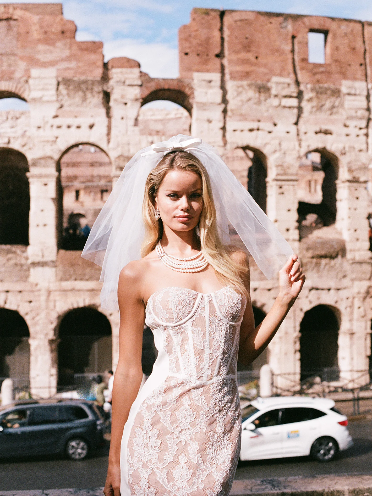 Elsa Lace Dress (White) (Final Sale) - Image 4