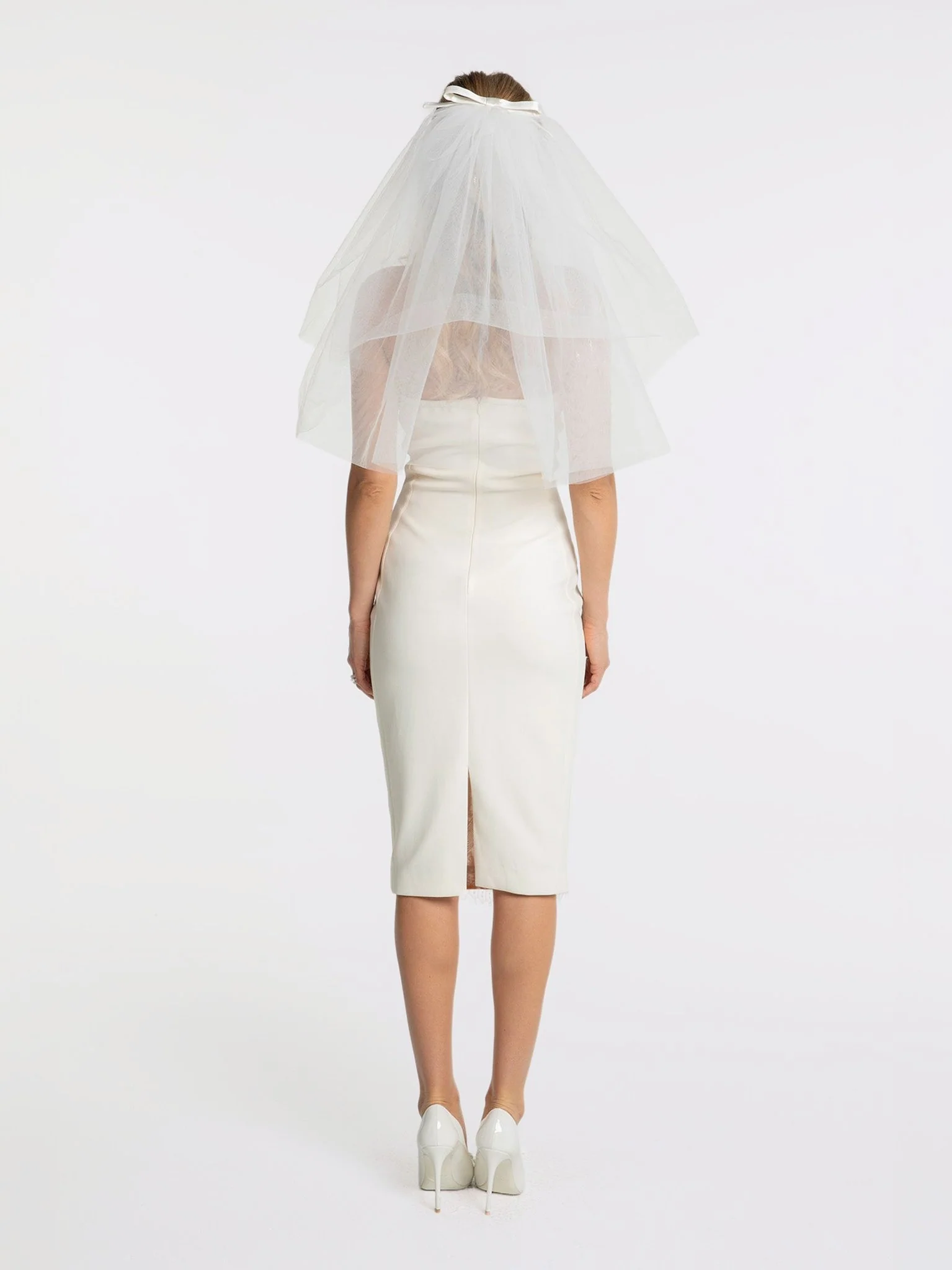 Elsa Lace Dress (White) (Final Sale) - Image 9