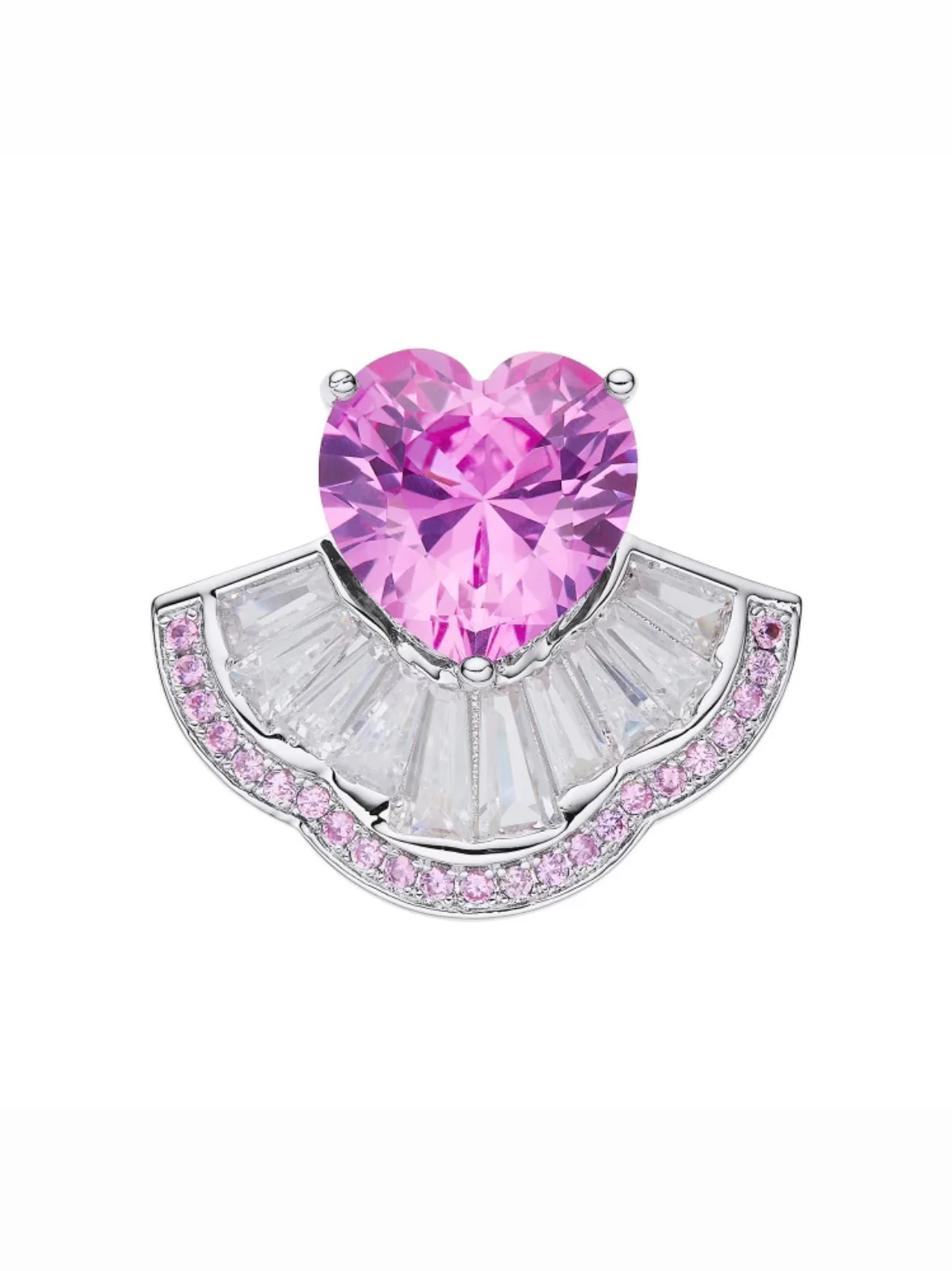 Emilia Heart Ring (Pink) (Final Sale) - Image 3