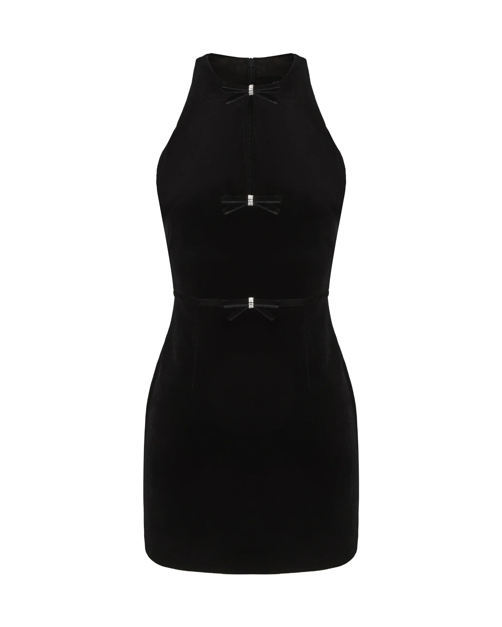 Estelle Velvet Mini Dress - Image 9
