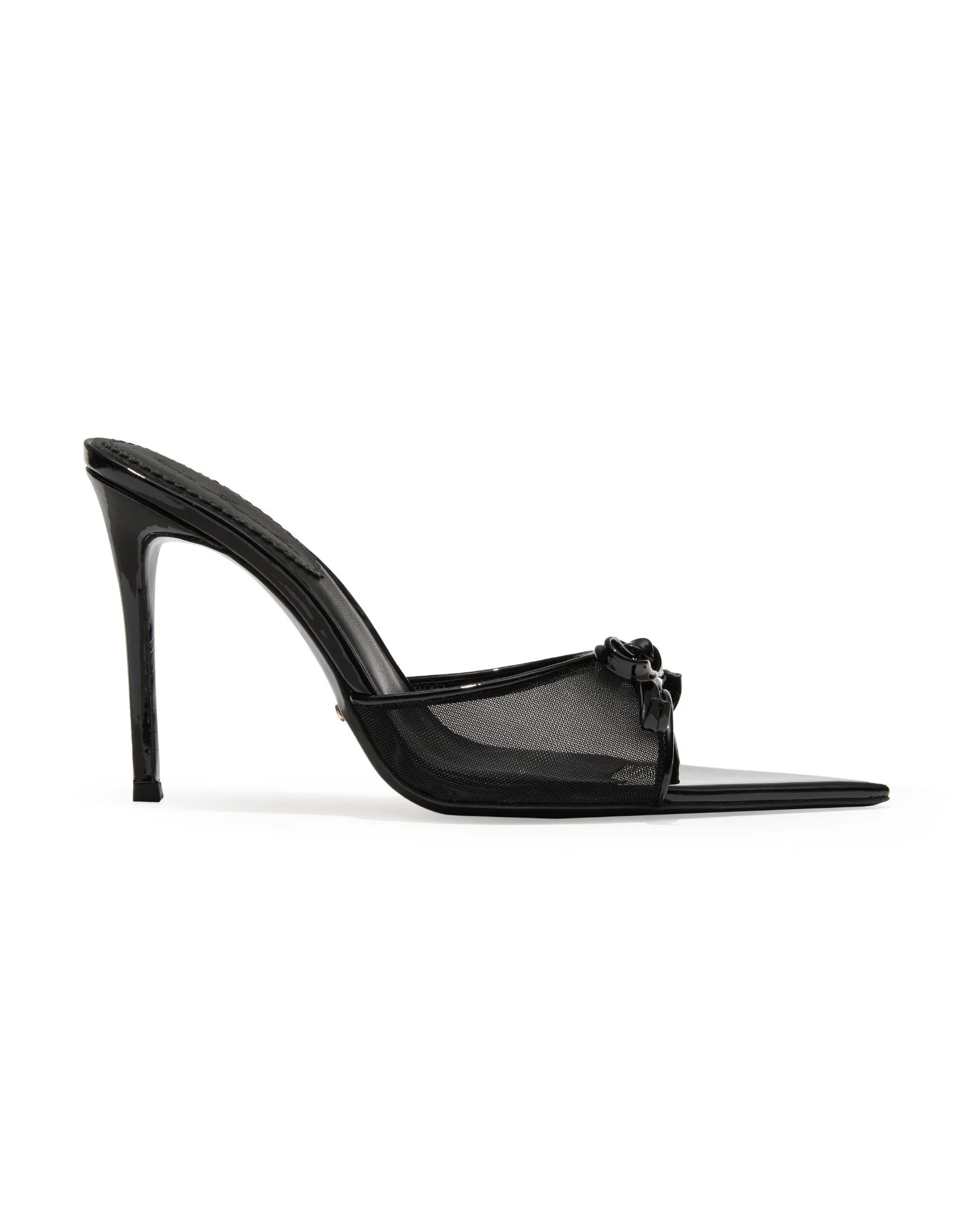 Evie Bow Heels (Black) - Image 3