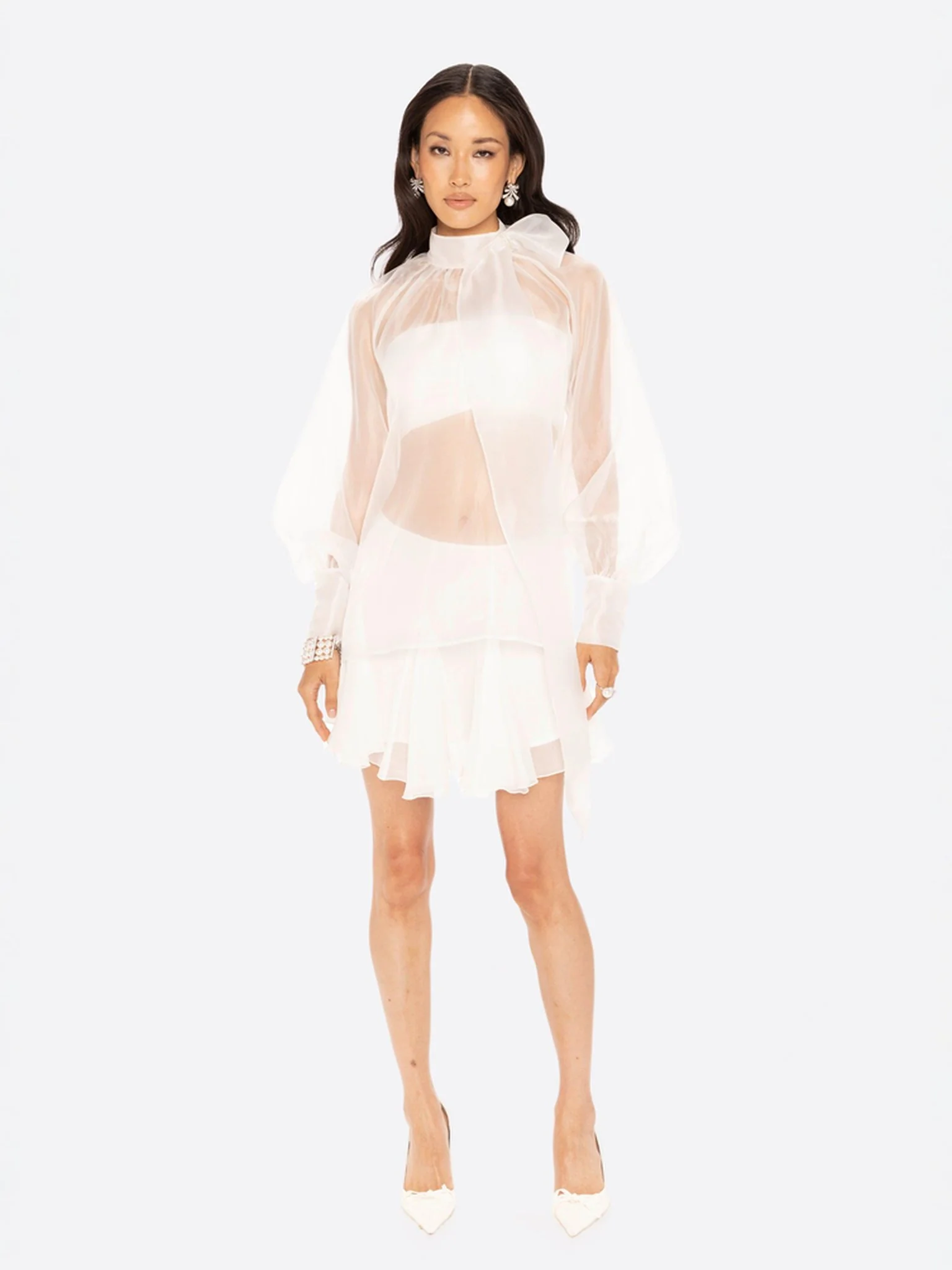 Evie Diamond Top (White) - Image 3