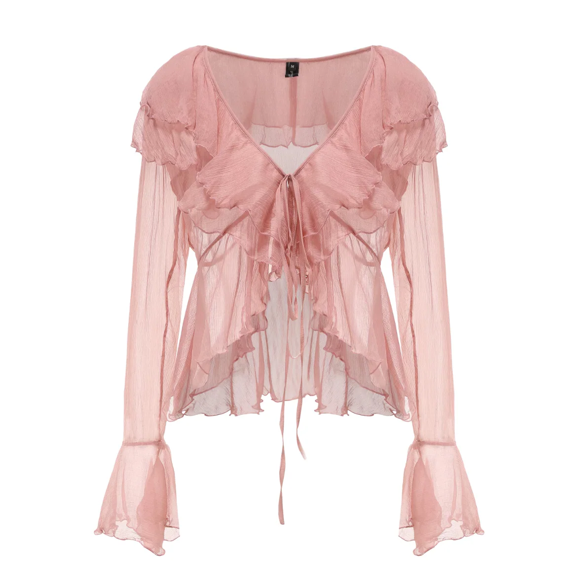 Gabriella Cardigan Top (Pink) - Image 5