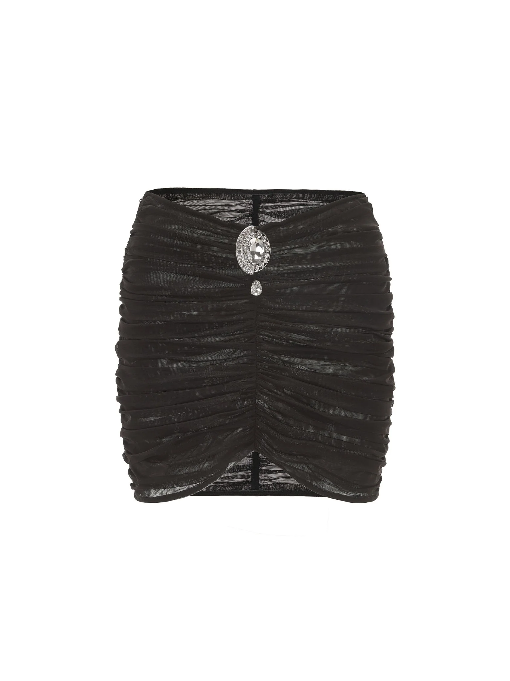 Gabrielle Mesh Skirt (Black) (Final Sale) - Image 6