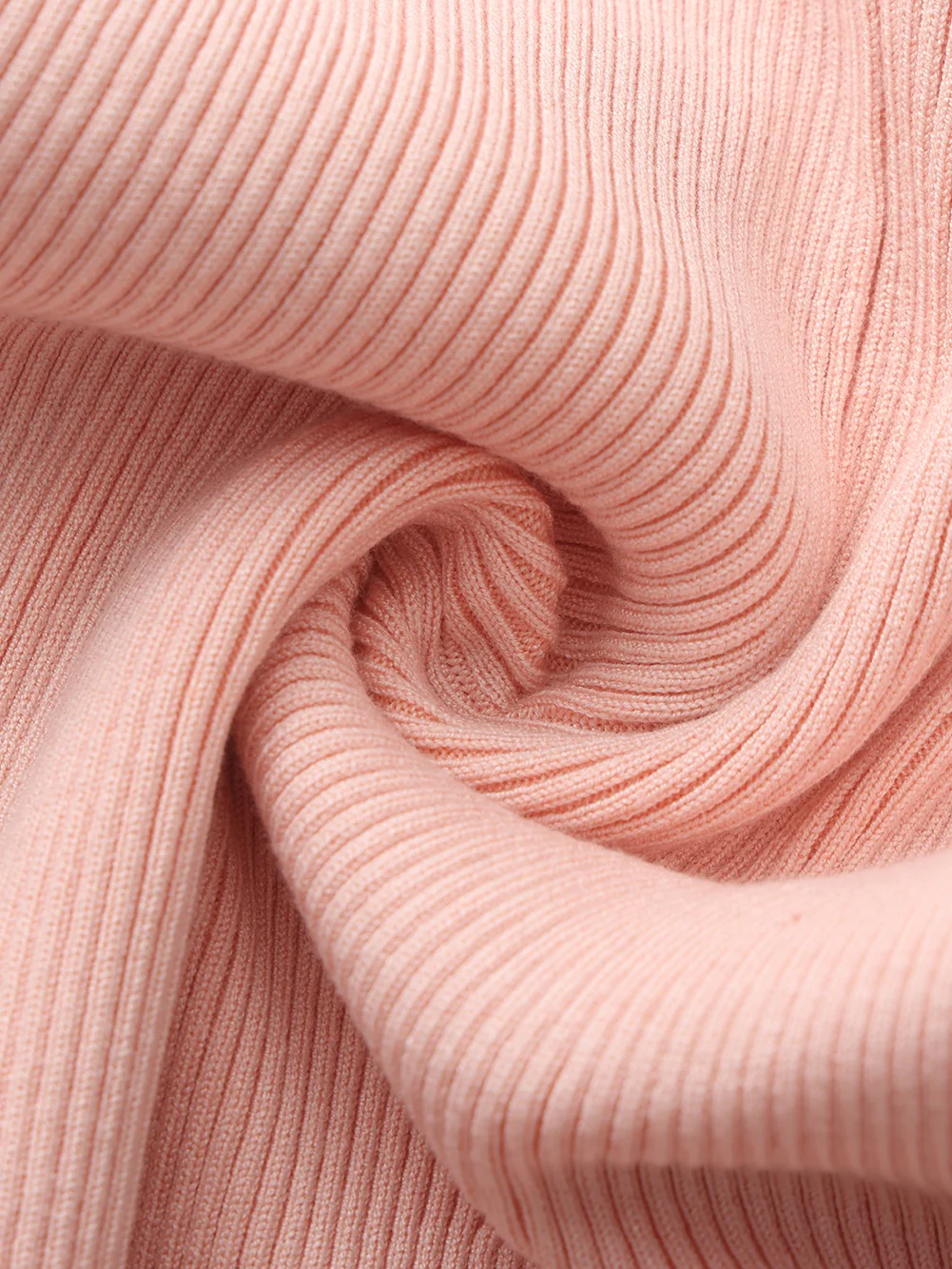 Giana Contrast Halter Knit Pink Maxi Dress - Image 8