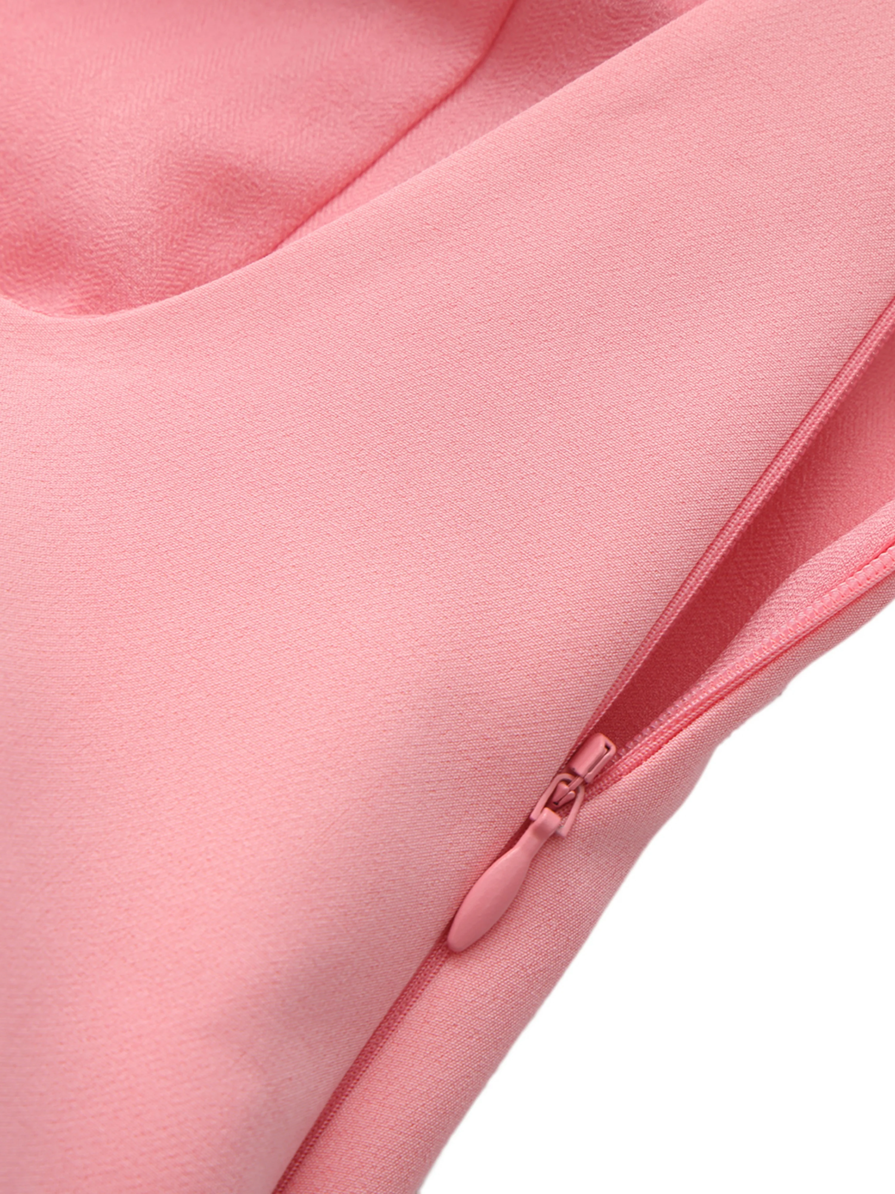 Giana Open-Back Pink Dress - Image 9