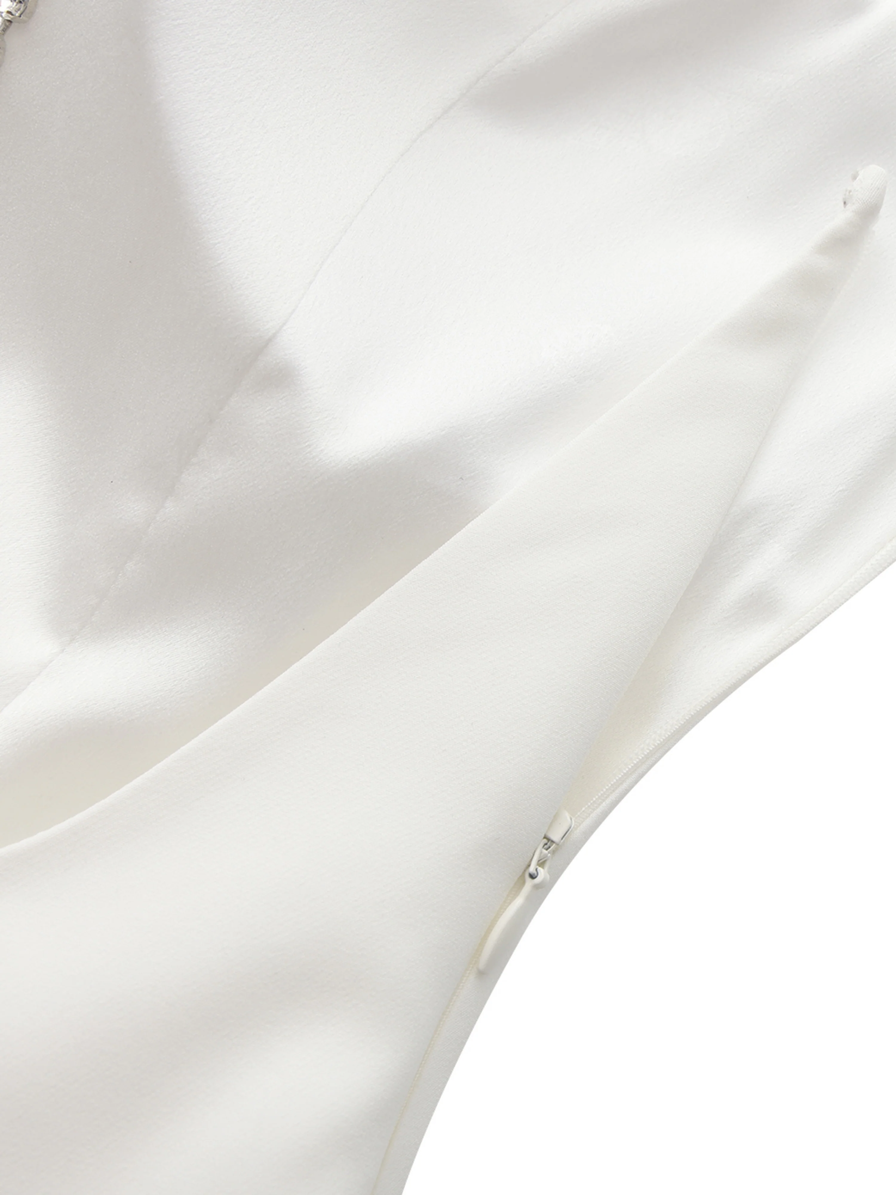 Giana Open-Back White Dress - Image 10