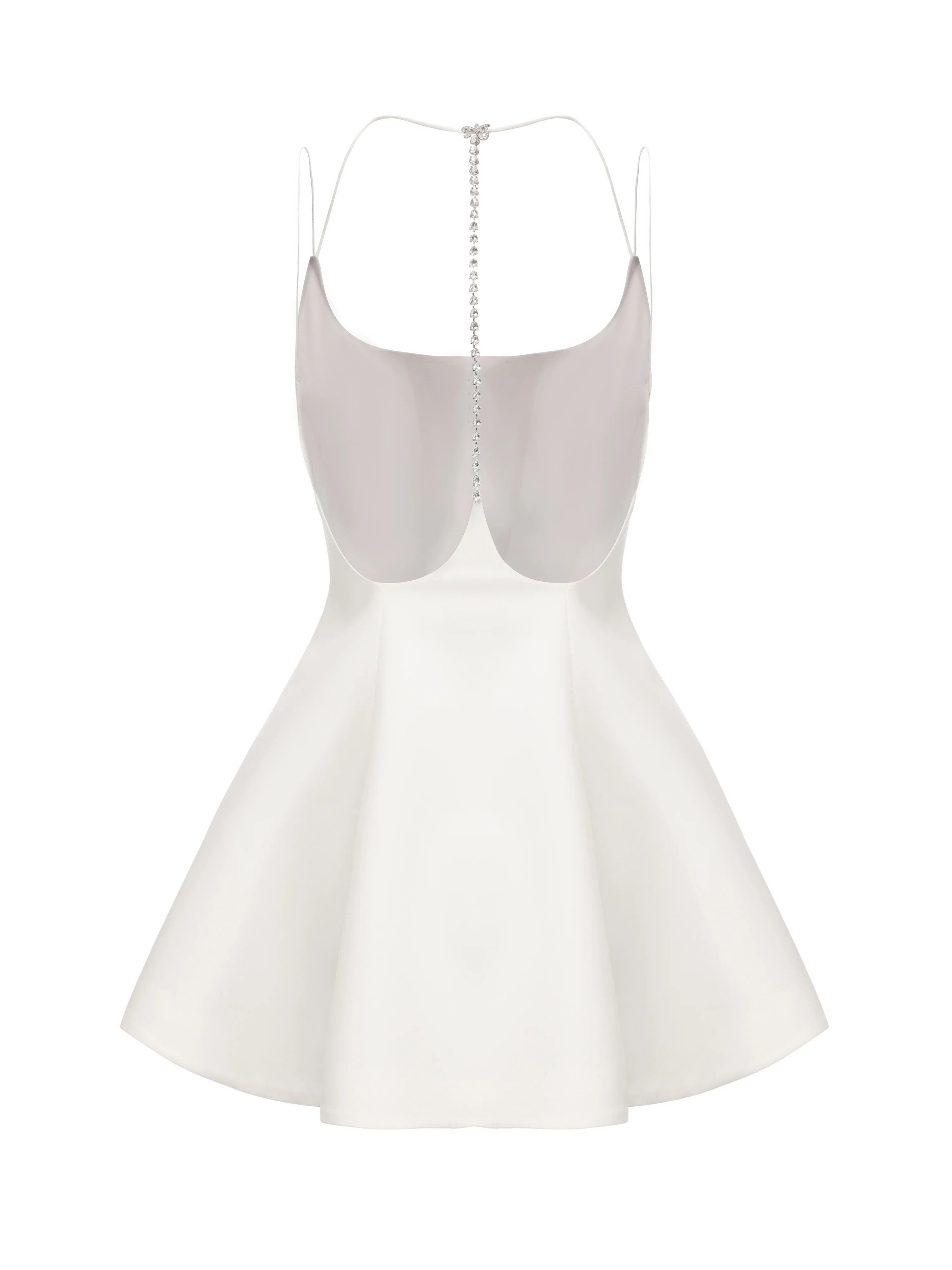 Giana Open-Back White Dress - Image 14