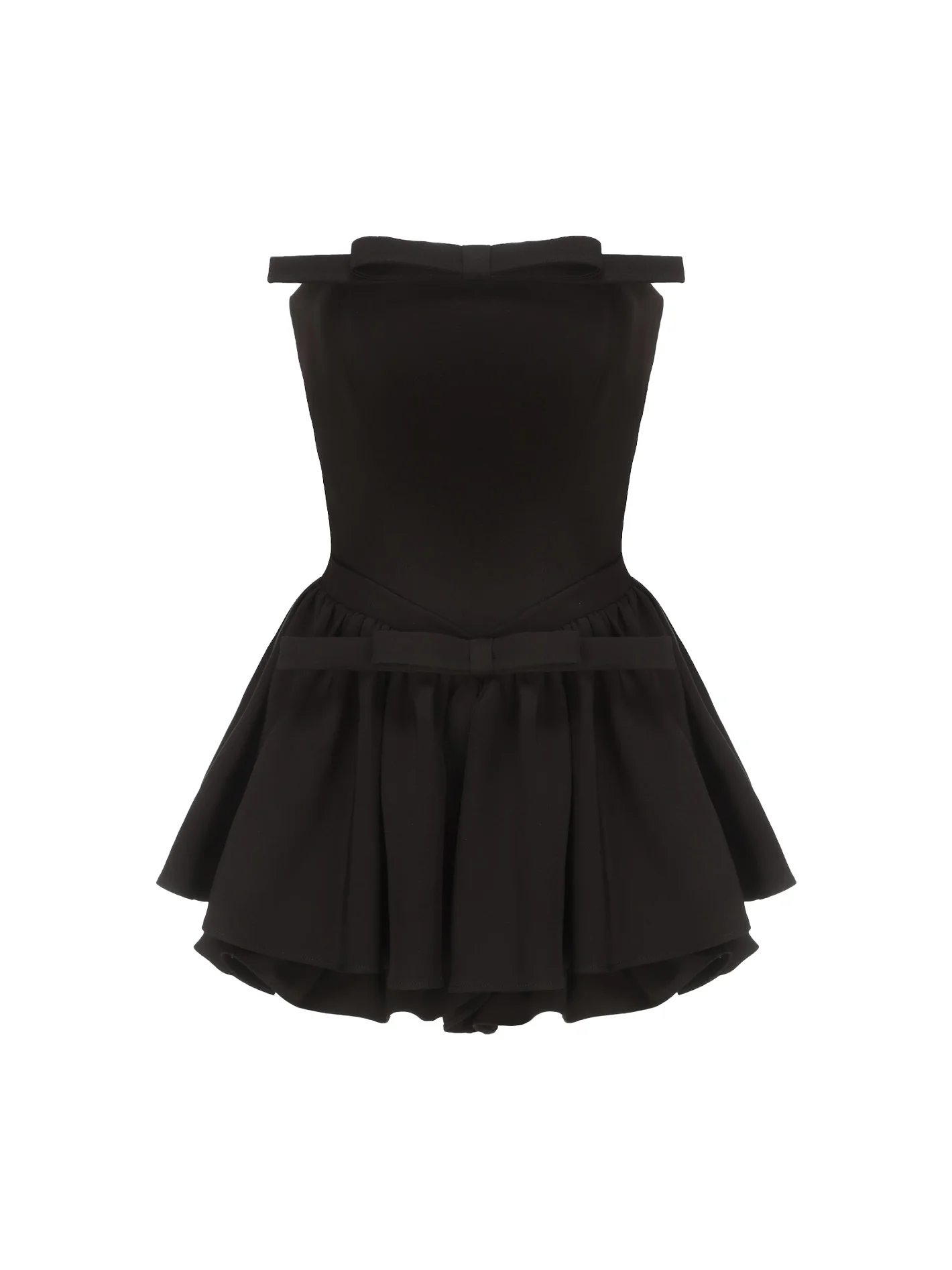 Giselle Bow Jumpsuit (Black) - Image 5
