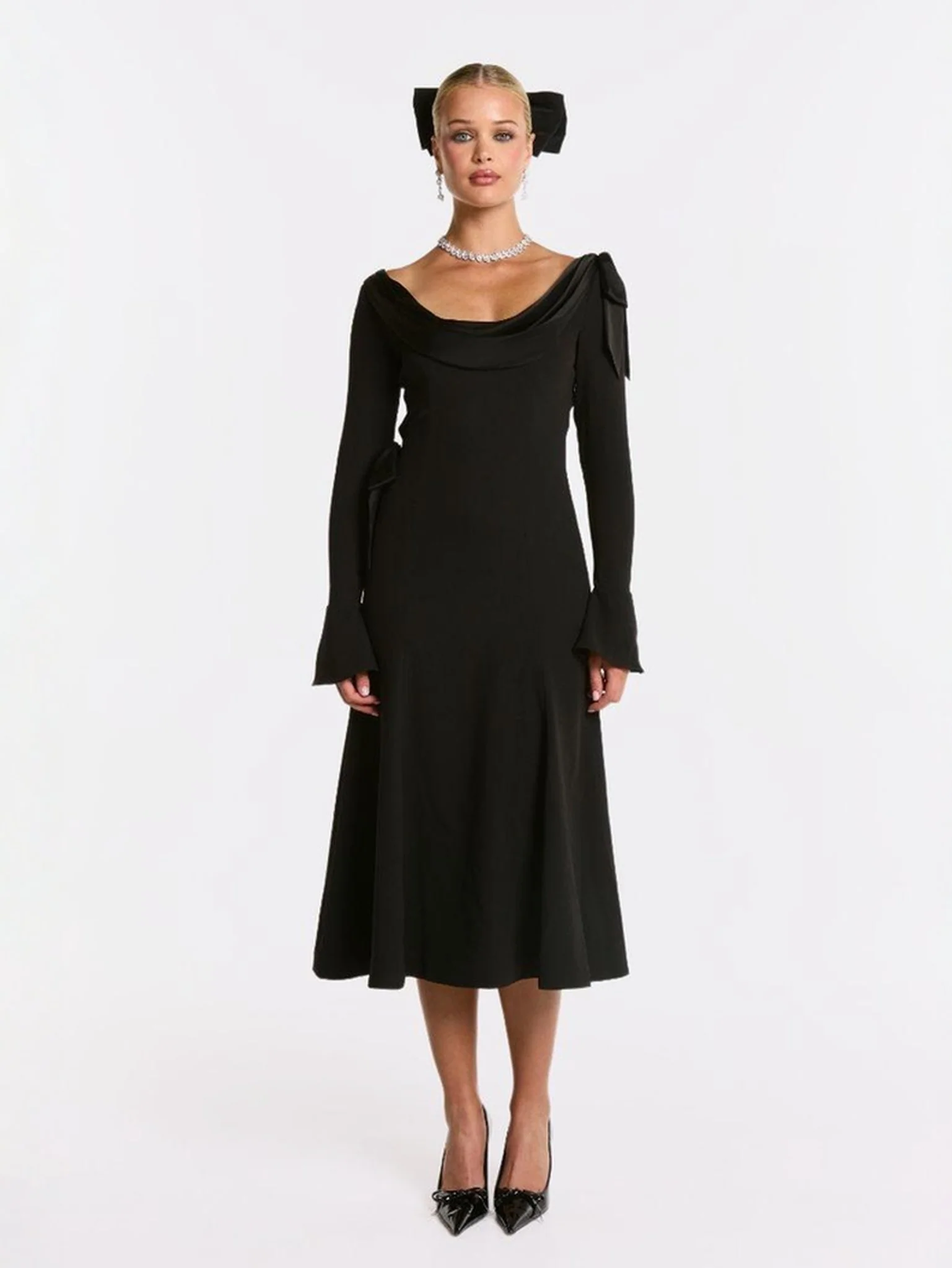 Giselle Dress (Black) (Final Sale) - Image 2