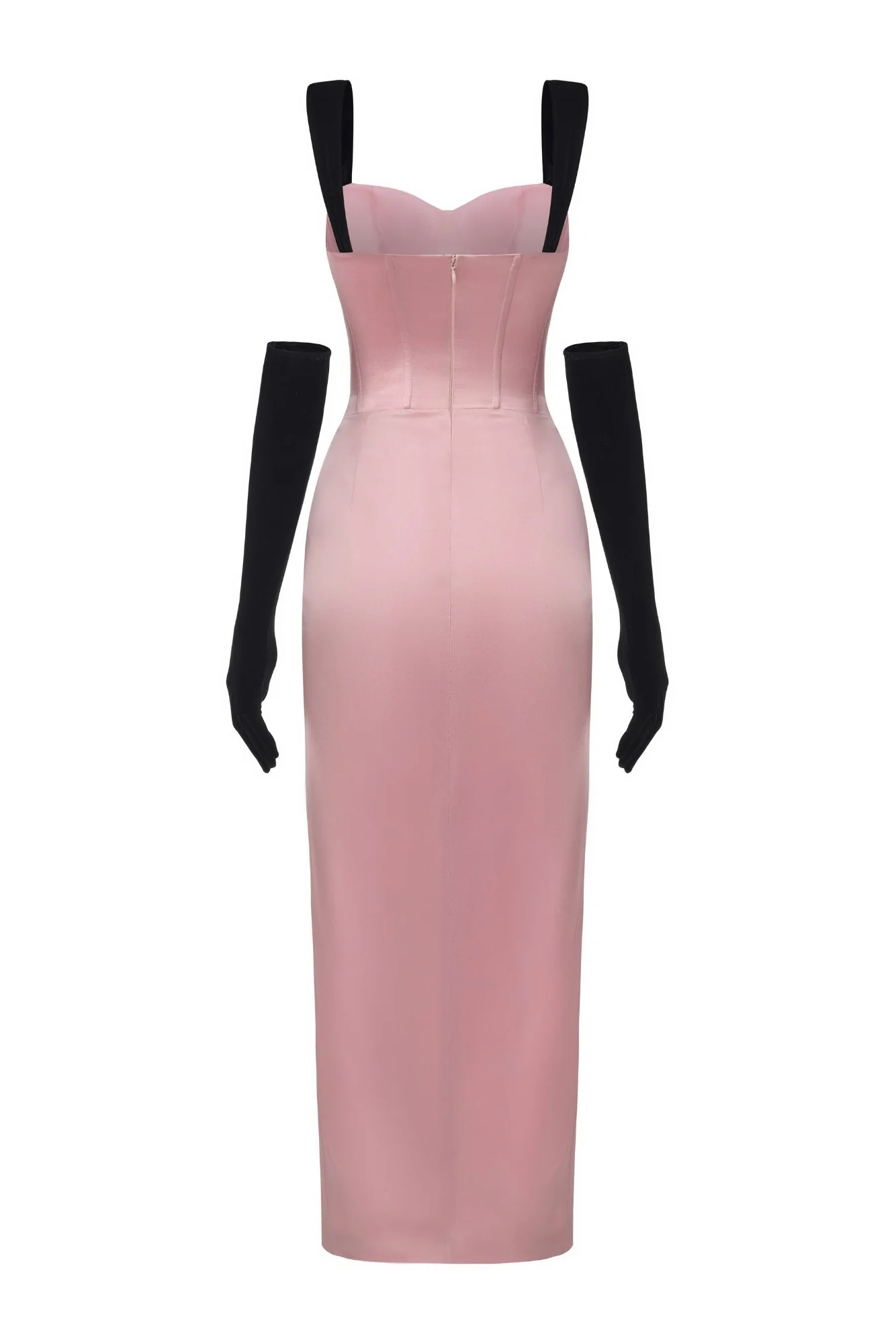 Grace Bow Maxi Dress (Pink) - Image 6