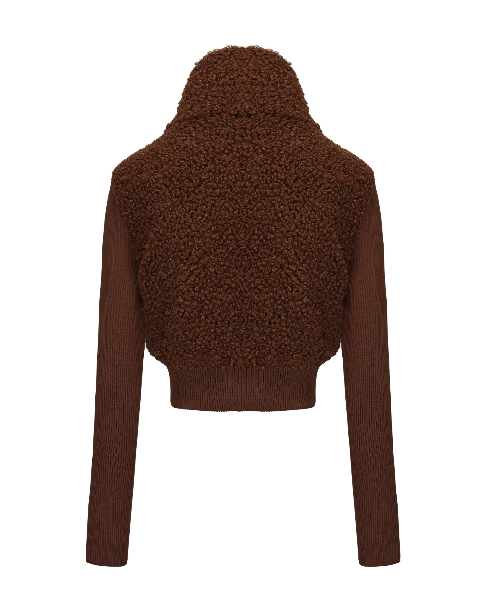 Hailey Knit Jacket (Brown) - Image 10