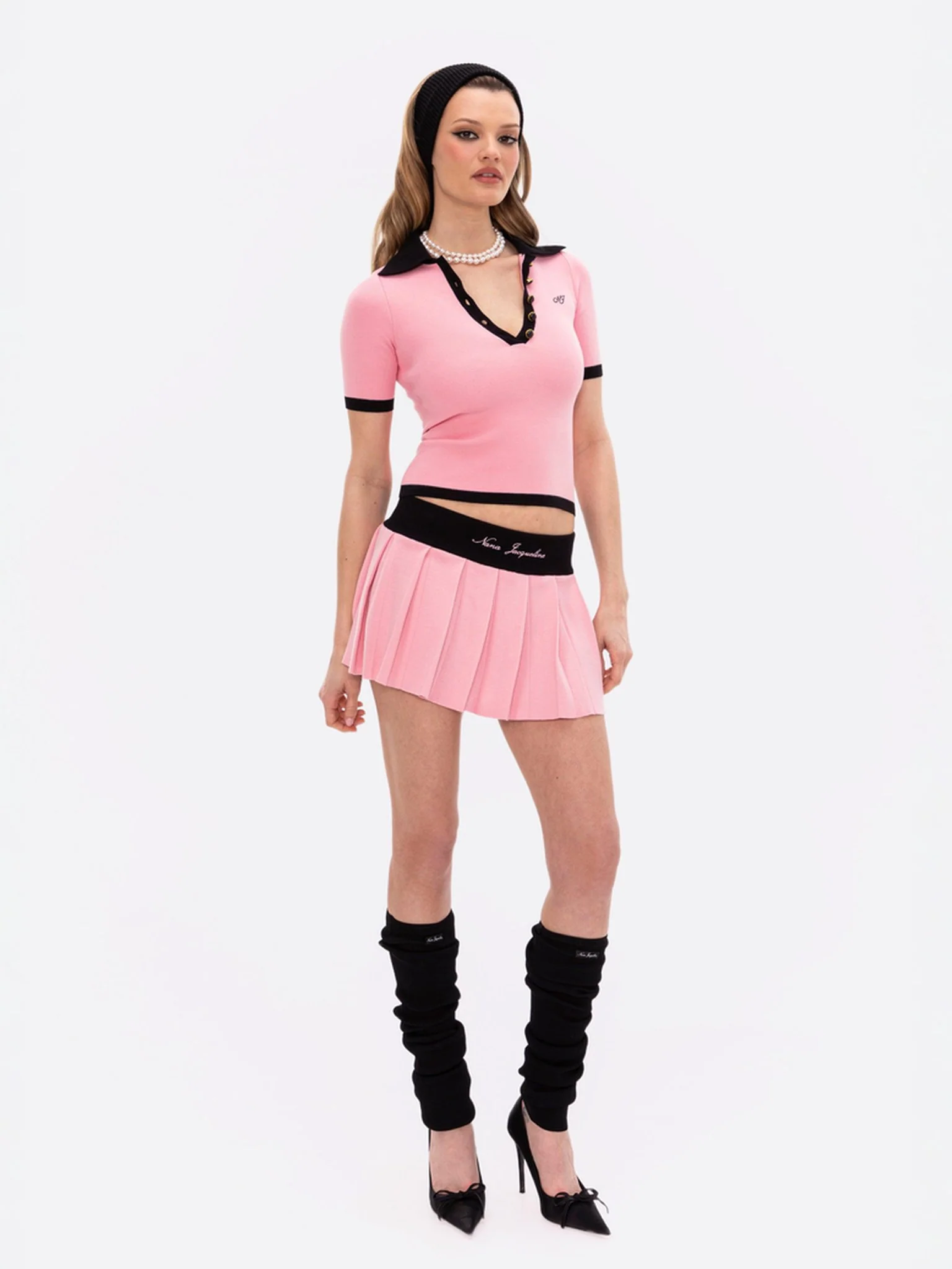 Hazel Polo Top (Pink) - Image 5