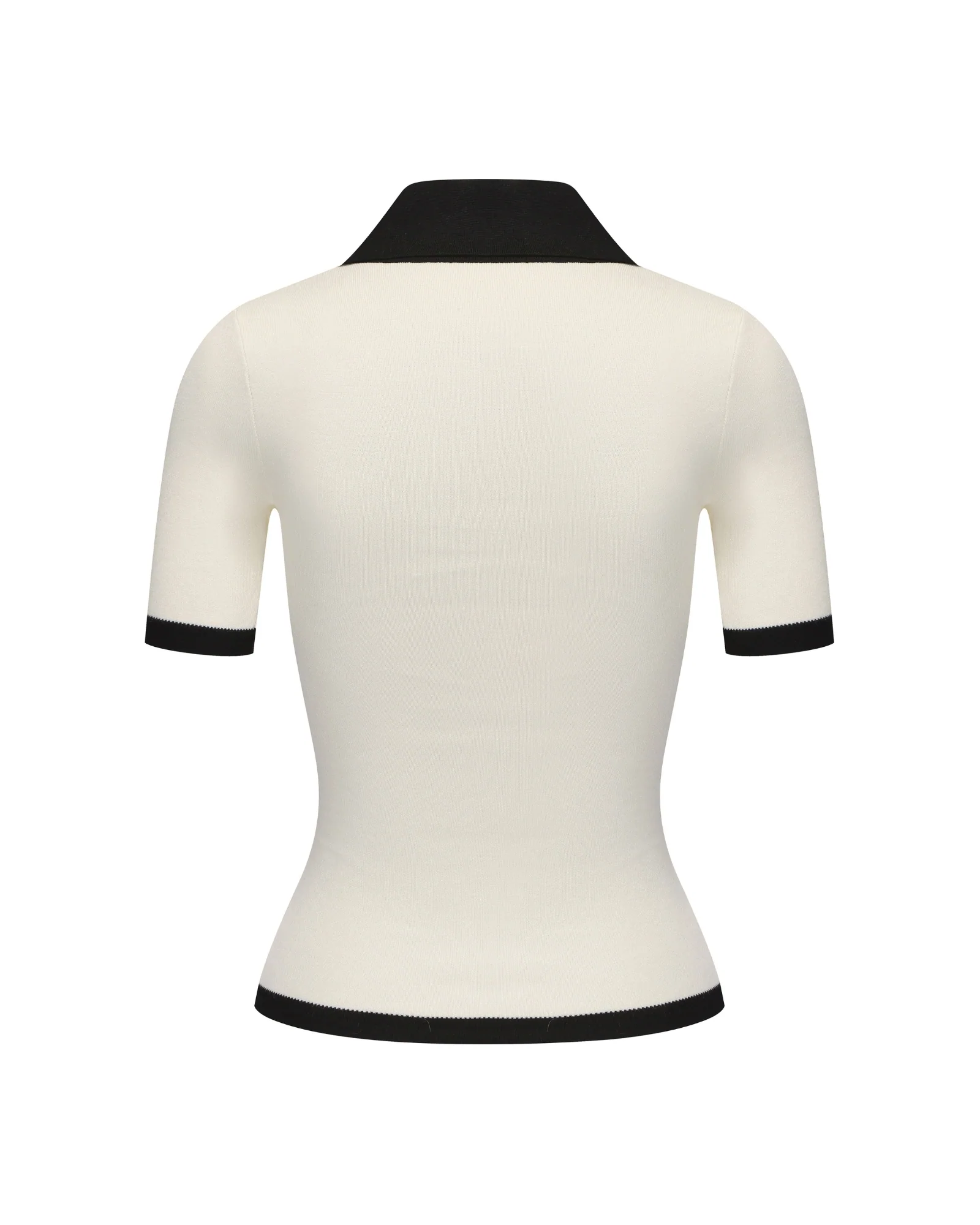 Hazel Polo Top (White) - Image 9