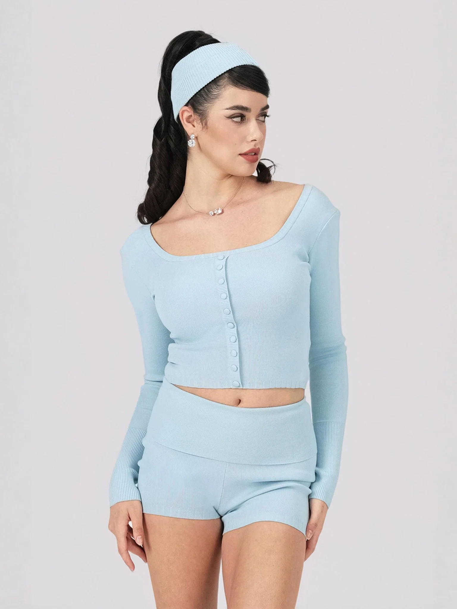 Holly Headband (Blue) - Image 4