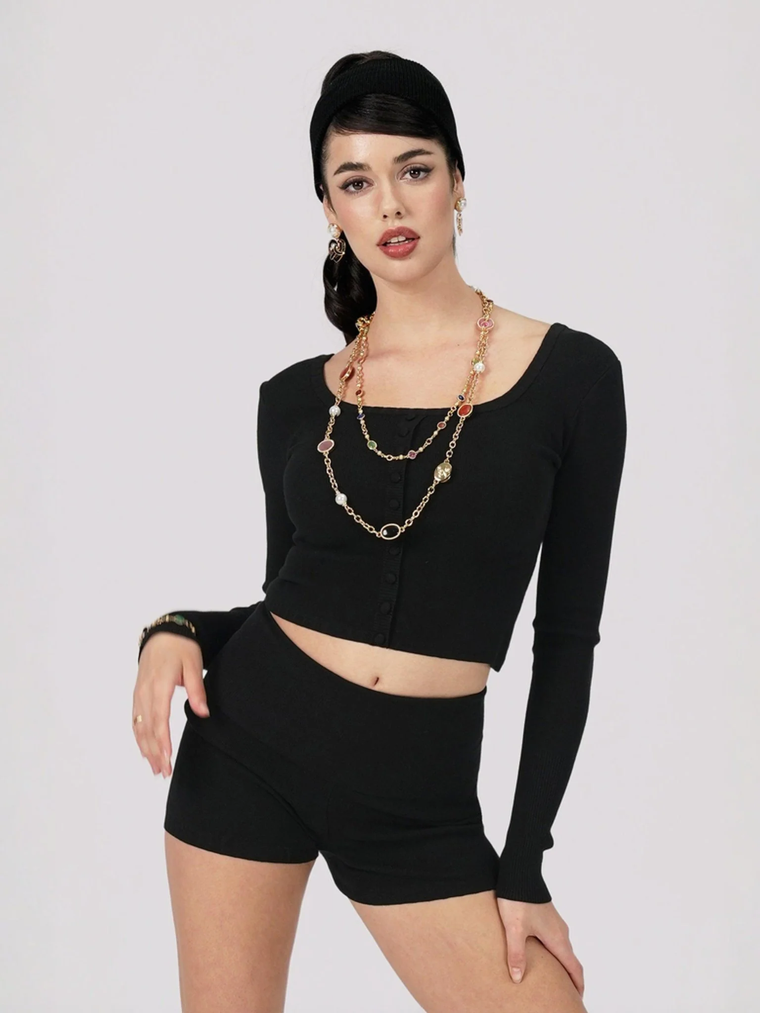 Holly Shorts (Black) (Final Sale)