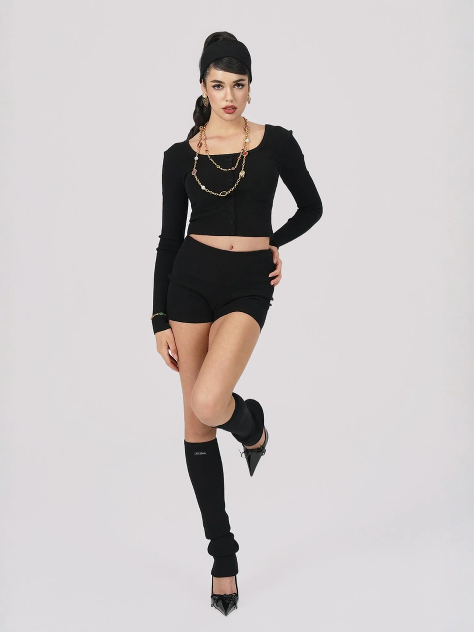 Holly Shorts (Black) (Final Sale) - Image 3