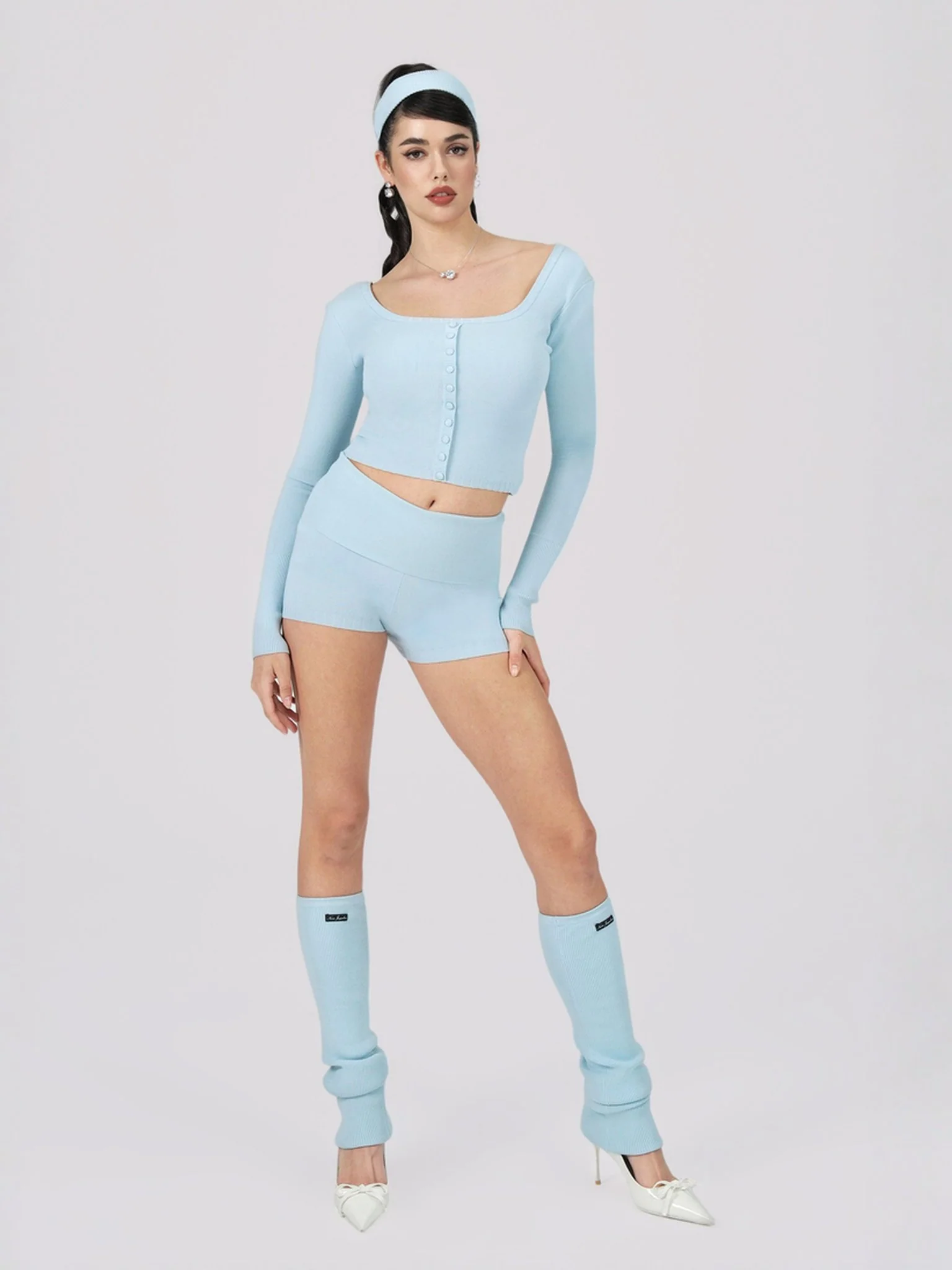 Holly Shorts (Blue) (Final Sale) - Image 8