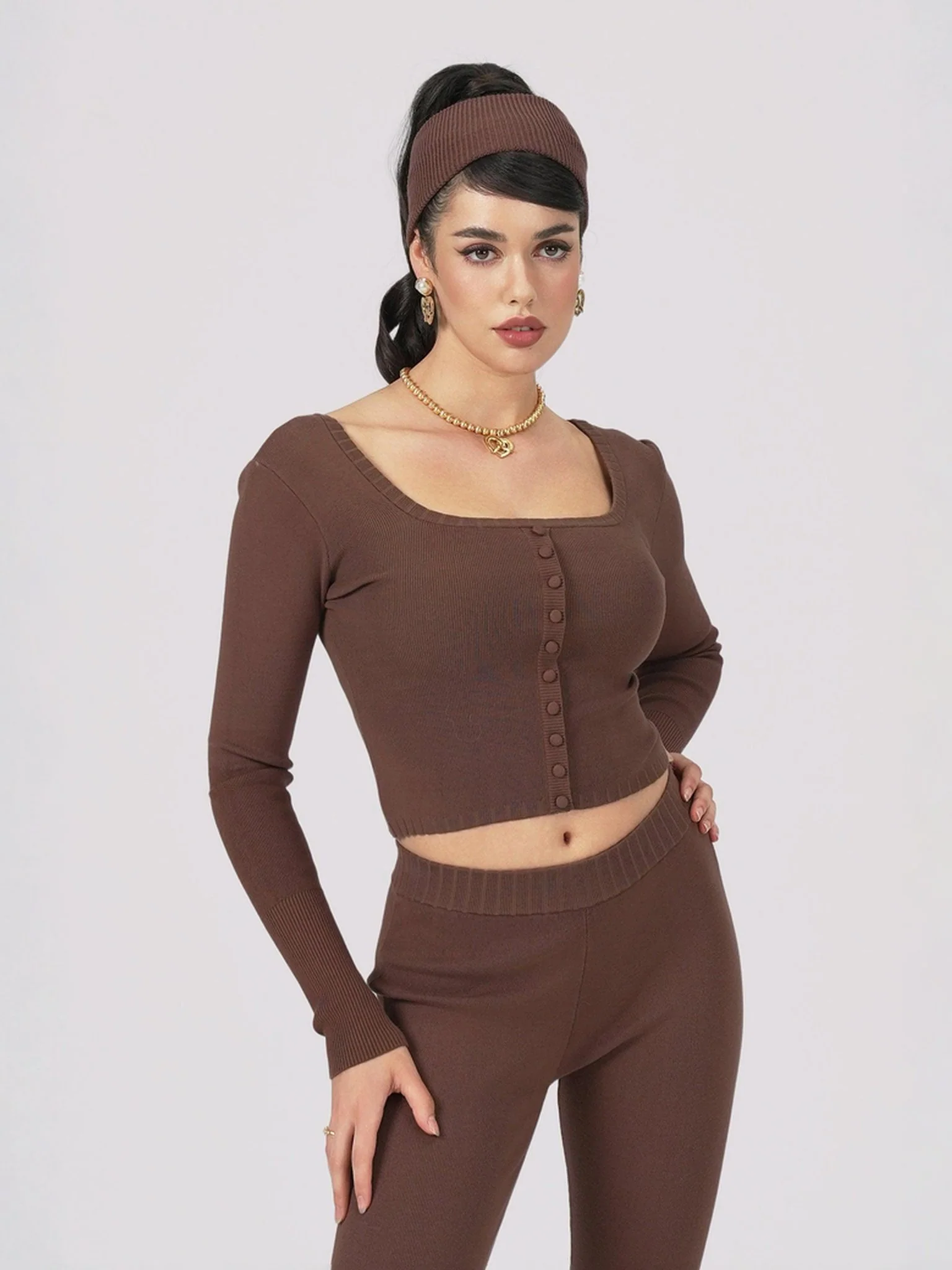 Holly Top (Brown) (Final Sale) - Image 6