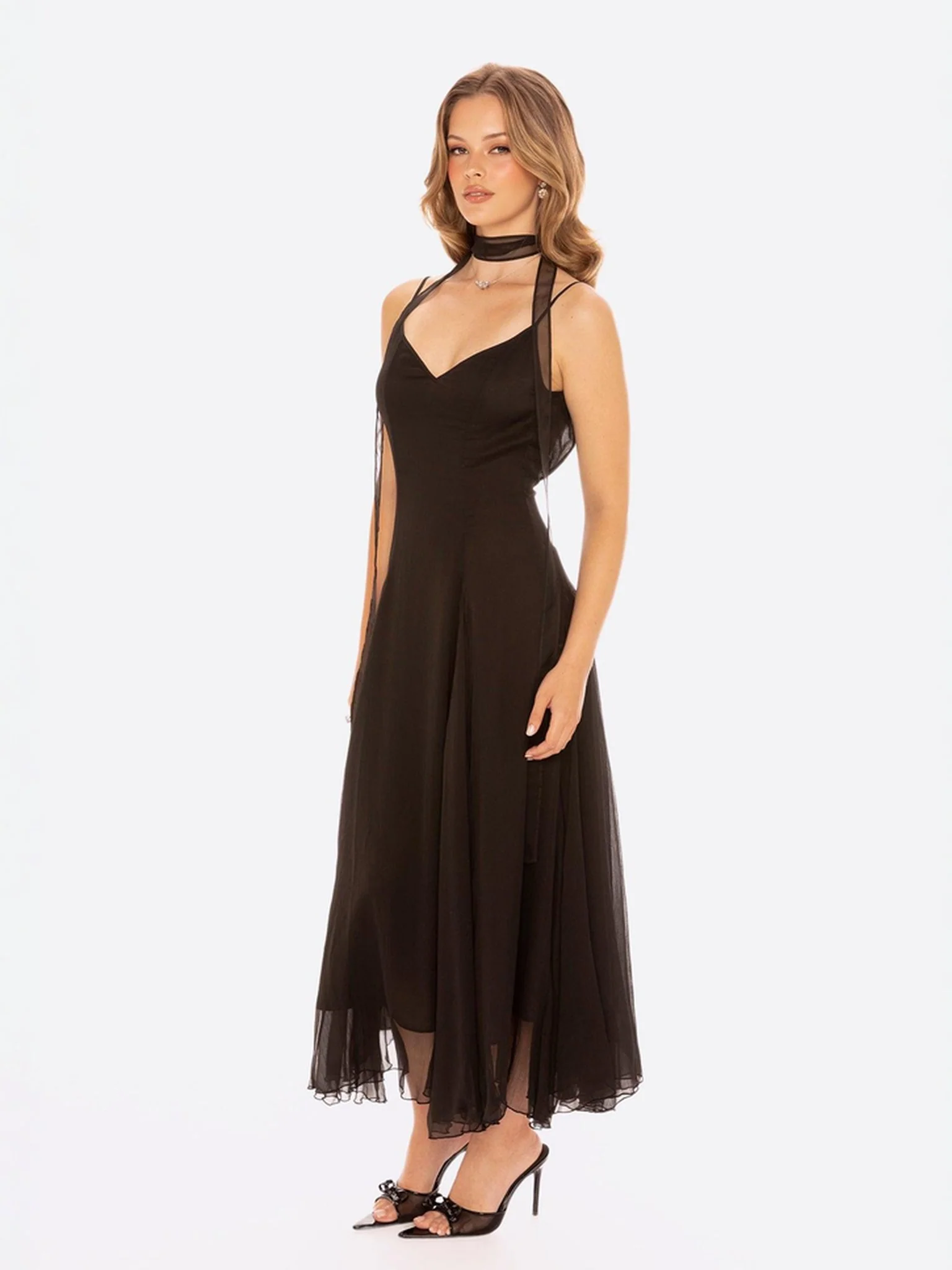 Irena Dress (Black) - Image 3