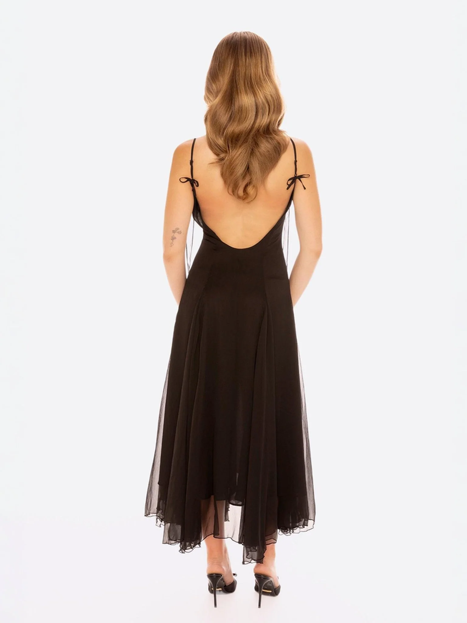 Irena Dress (Black) - Image 4