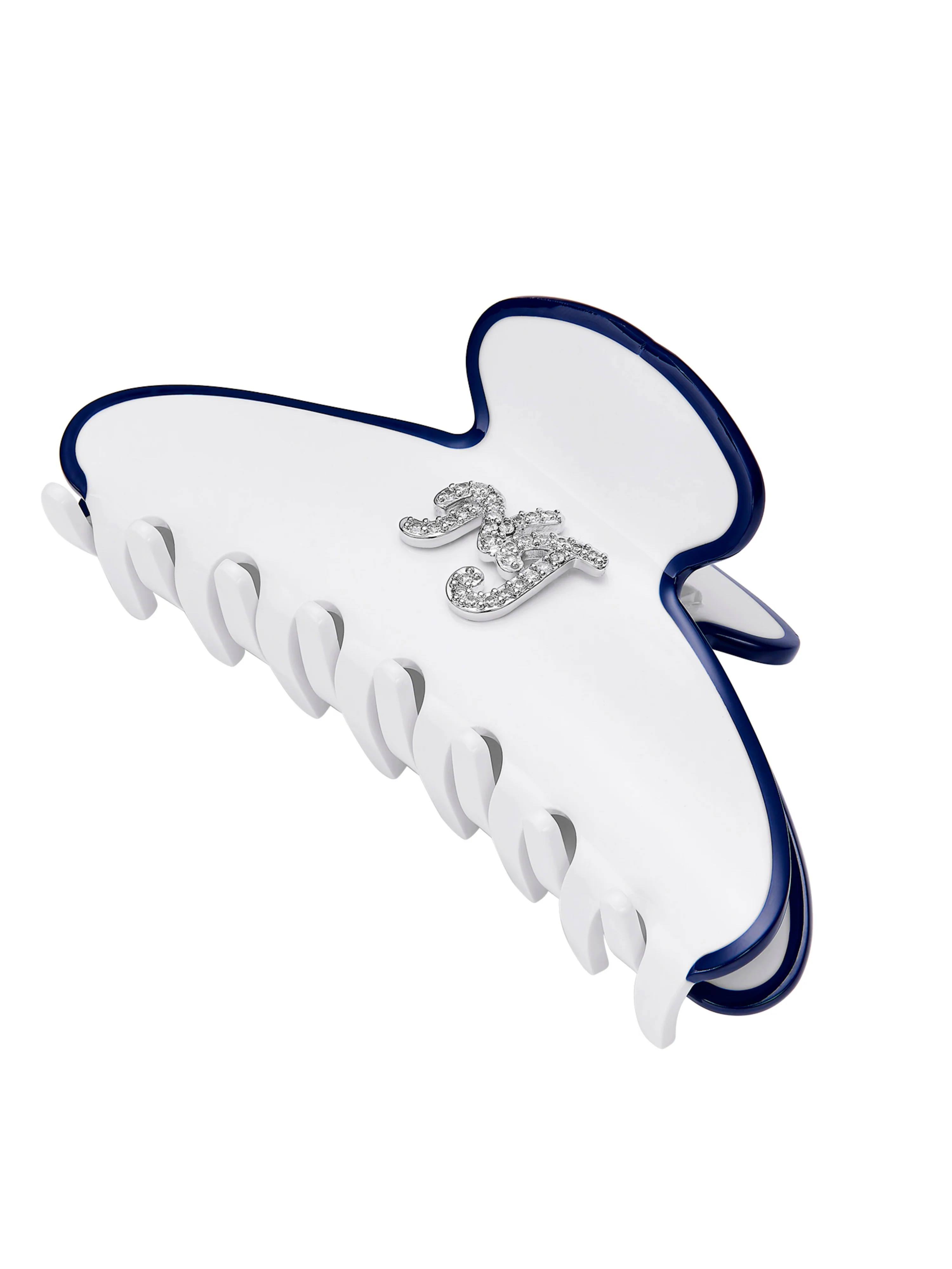 Isabela Crystal White Hair Clip - Image 2