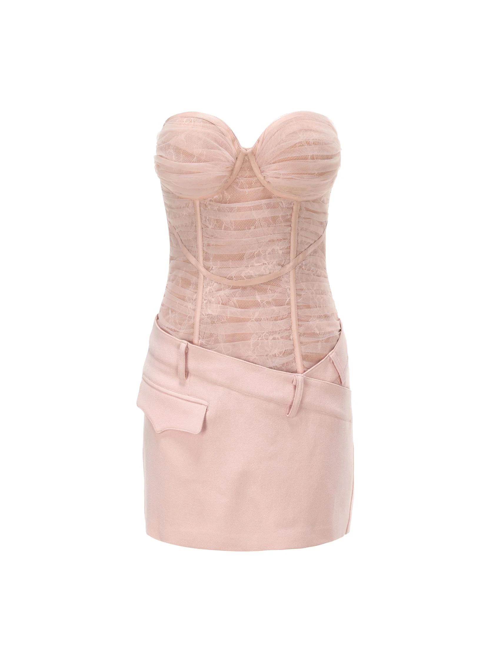 Jane Lace Dress (Pink) (Final Sale) - Image 6