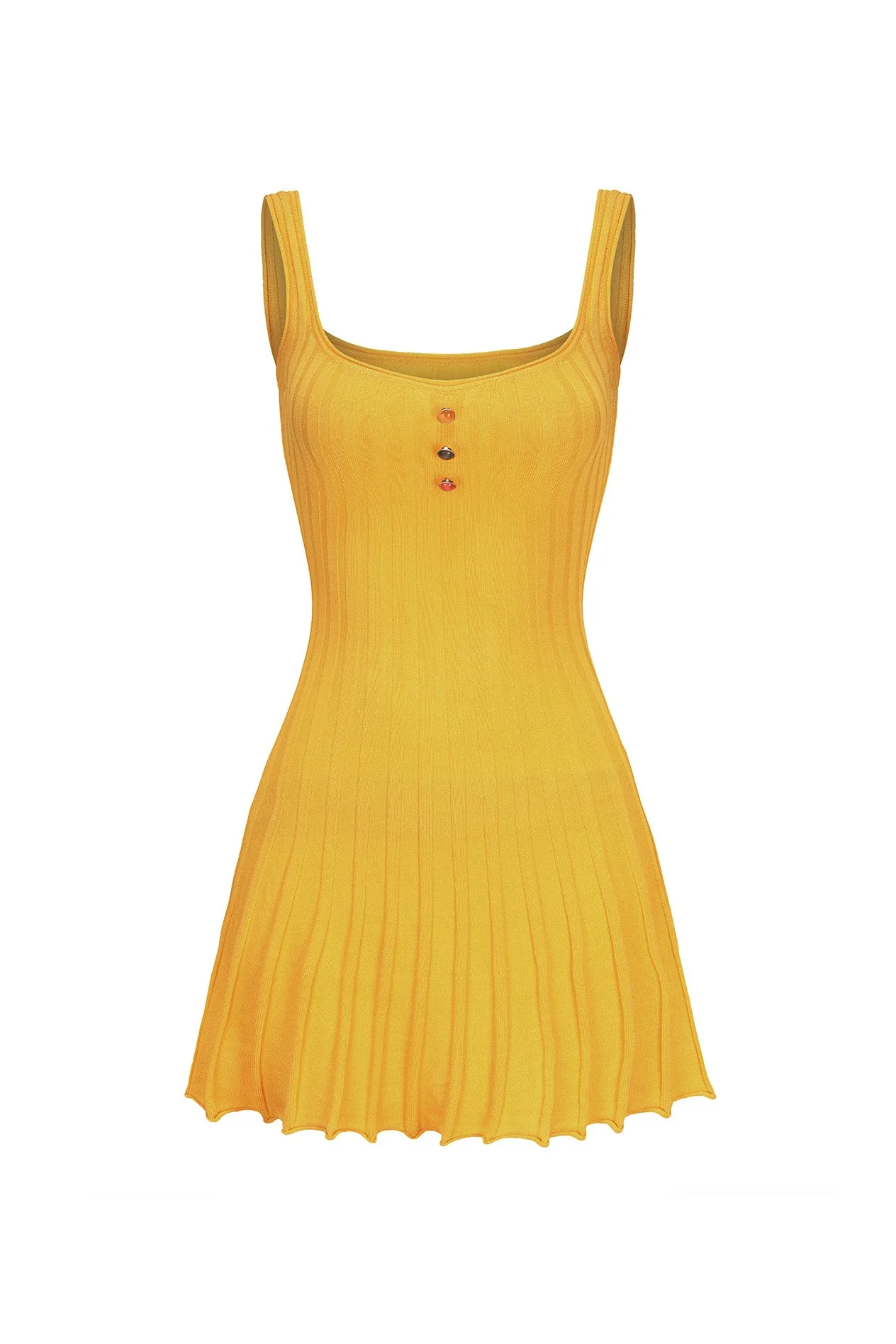 Janelle Knit Dress (Yellow) (Final Sale) - Image 9