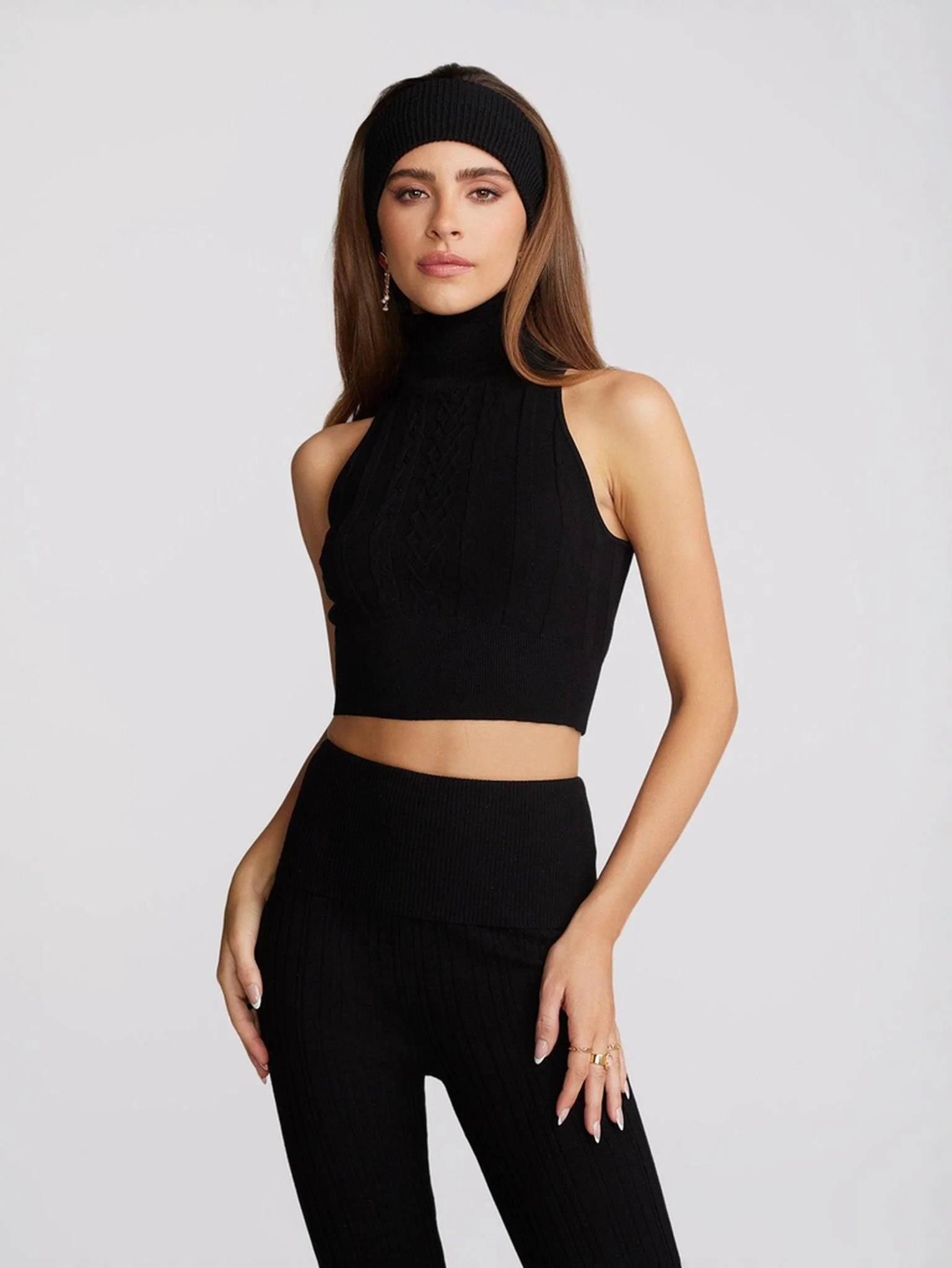 Janelle Knit Top (Black) (Final Sale) - Image 4