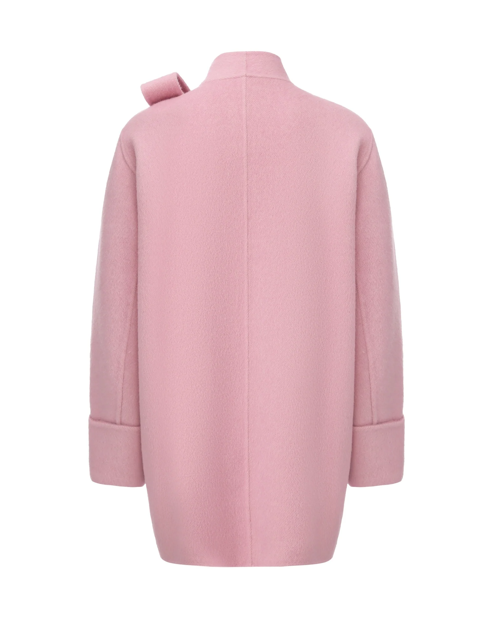 Juliette Cocoon Coat (Pink) - Image 9