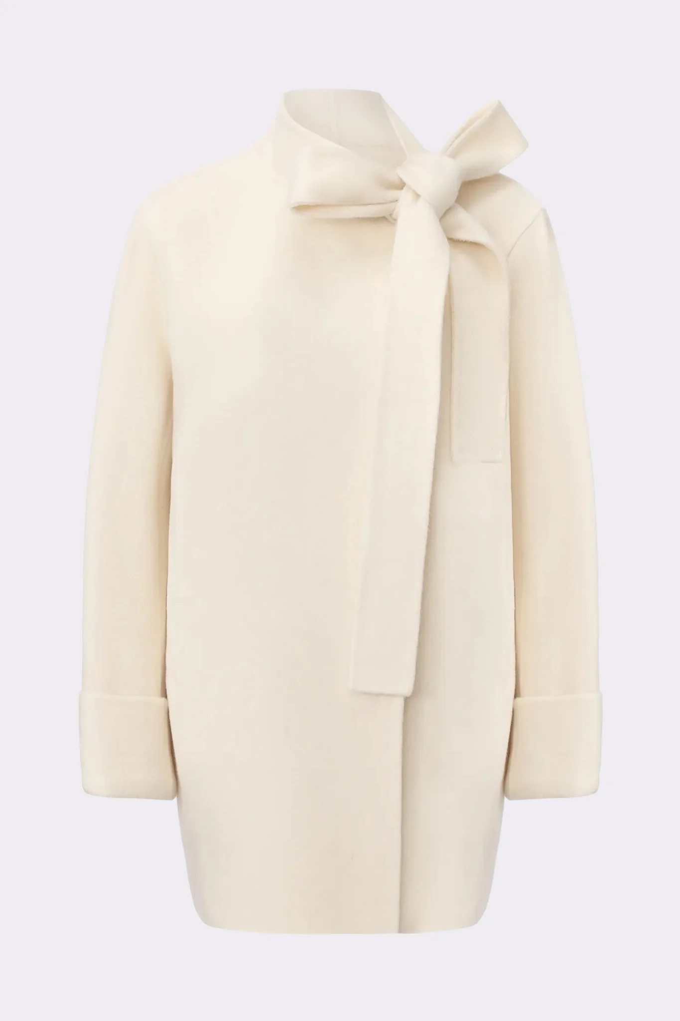 Juliette Cocoon Coat (White)