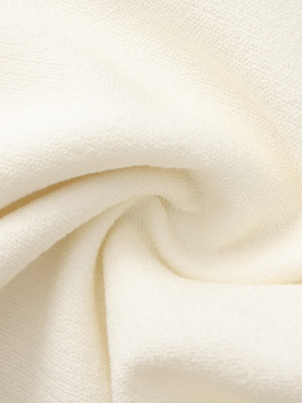 Juliette Textured Wide-Leg White Tailored Pants - Image 8