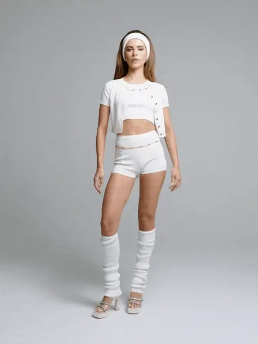 Kendall Leg Warmers (White) - Image 5
