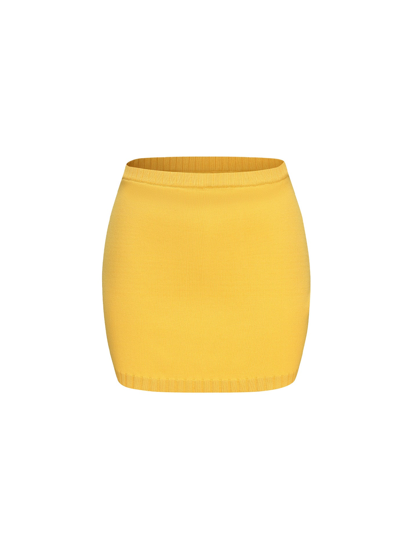 Kennedy Knit Skirt (Yellow) (Final Sale)
