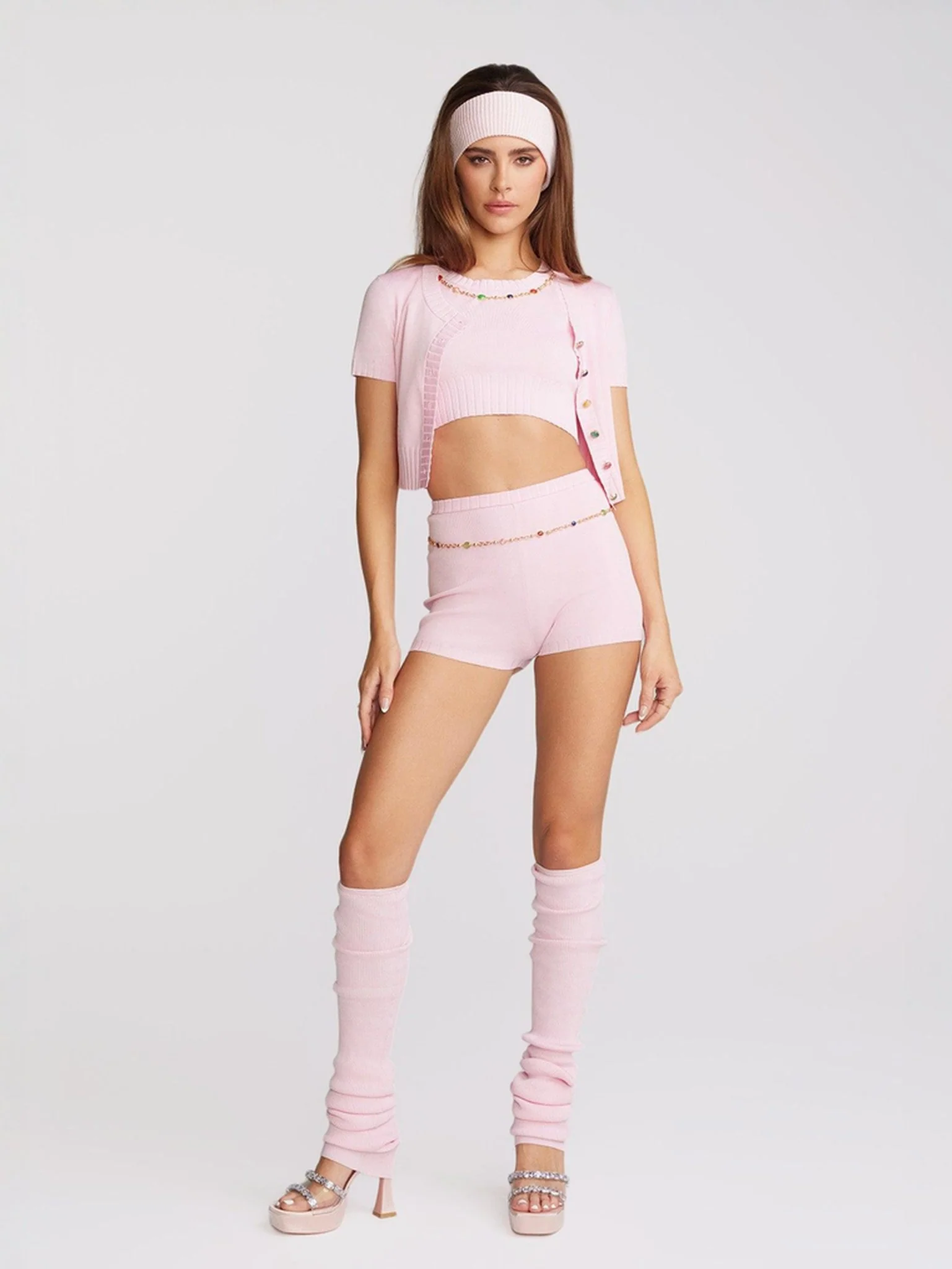 Kennedy Knit Top Set (Pink) (Final Sale) - Image 6