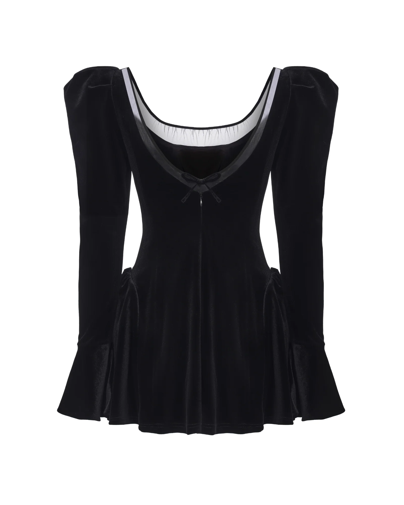 Leonora Velvet Mini Dress - Image 8