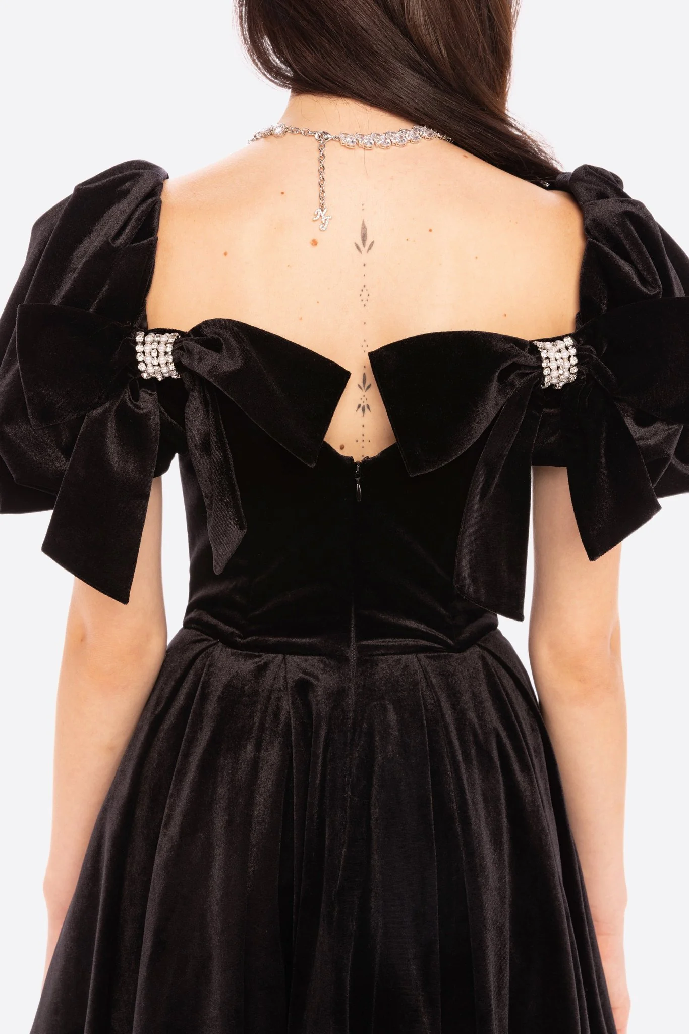 Lillian Velvet Mini Dress - Image 6