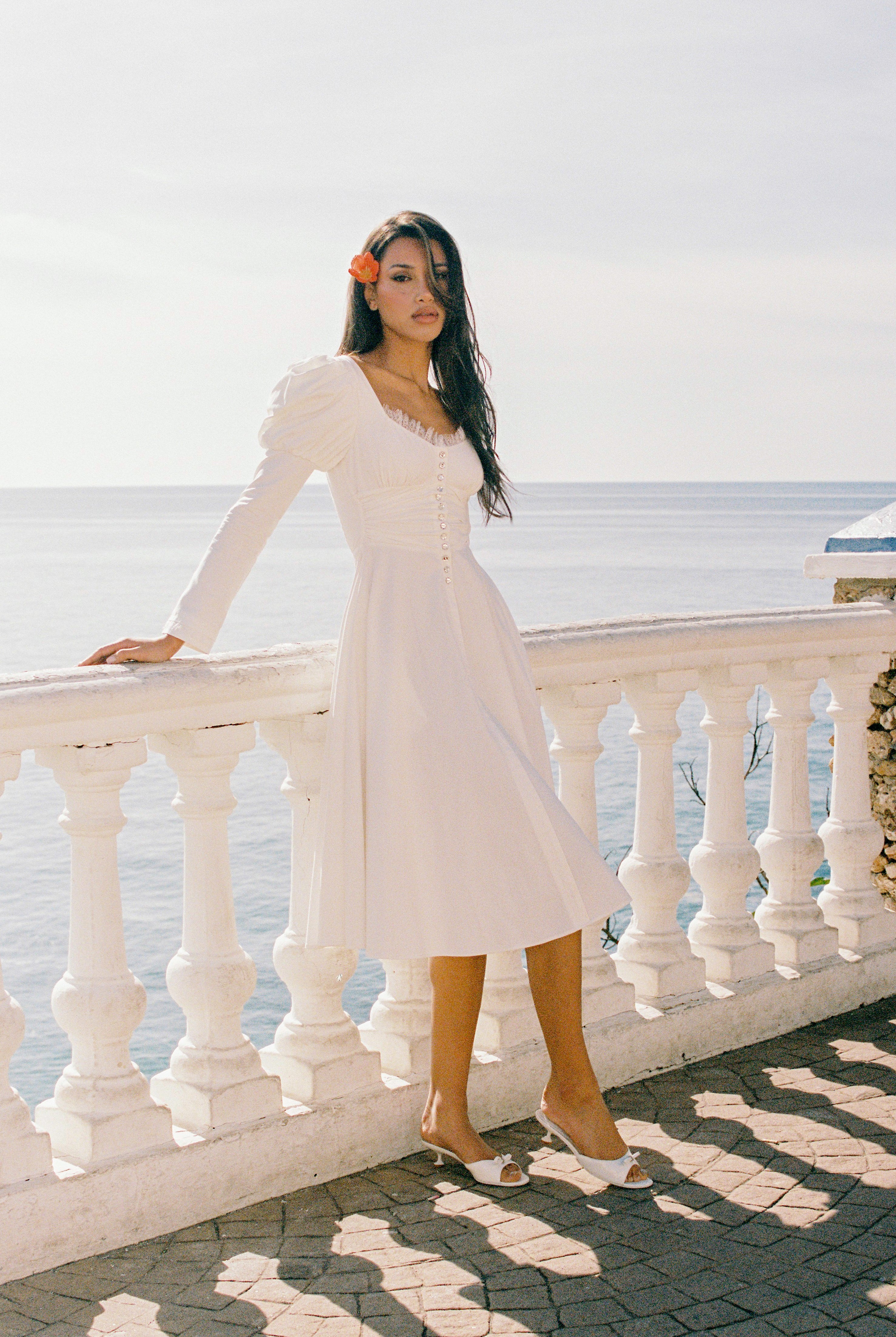 Livia Dress (White) (Final Sale) - Image 5